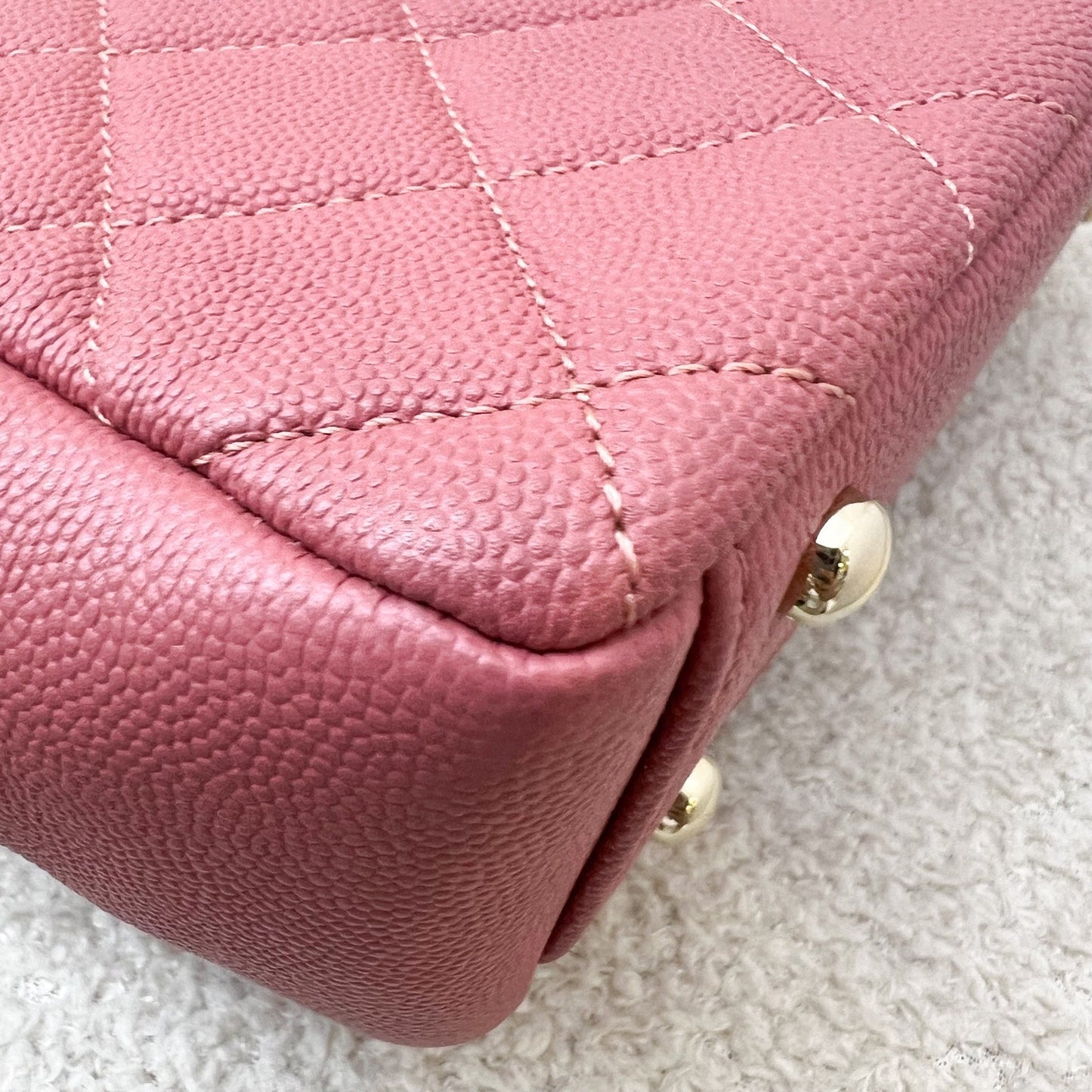GLM-Small Business Affinity Flap in Pink Caviar and LGHW