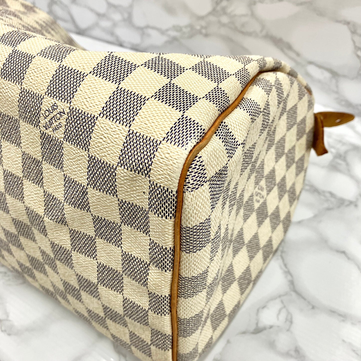 LOUIS VUITTON Azul Speedy 30