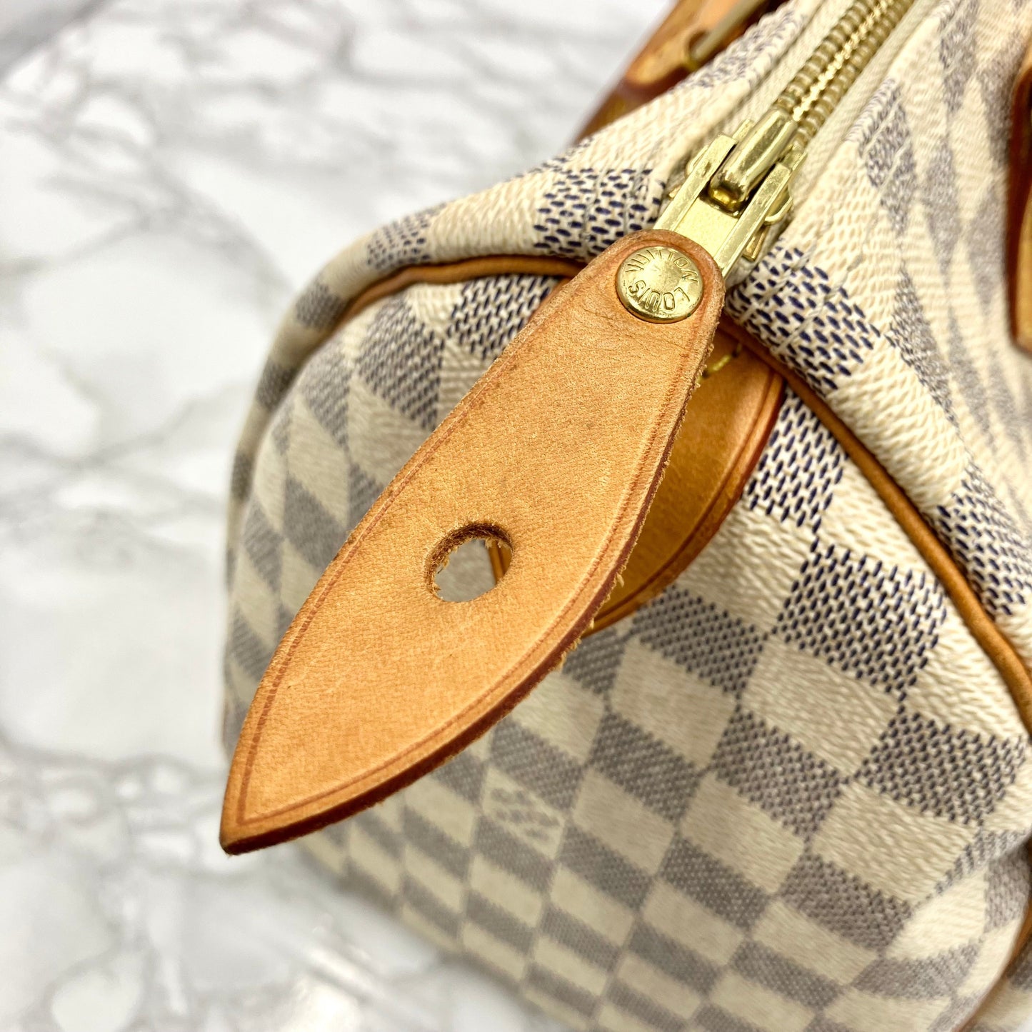 LOUIS VUITTON Azul Speedy 30