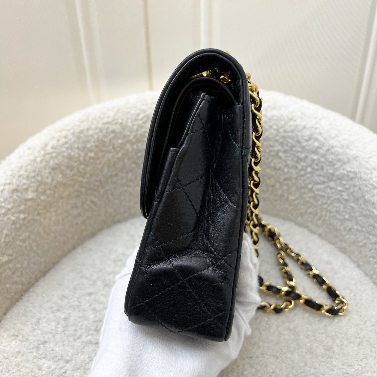 GLM- Seasonal Small Flap with 2-tone Turn Lock and 24K Gold-Plated HW