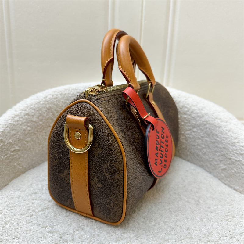 LV Keepall BandouliÃƒÂ¨re 25 in Monogram Dust Coated Canvas and GHW (Model: M11542)