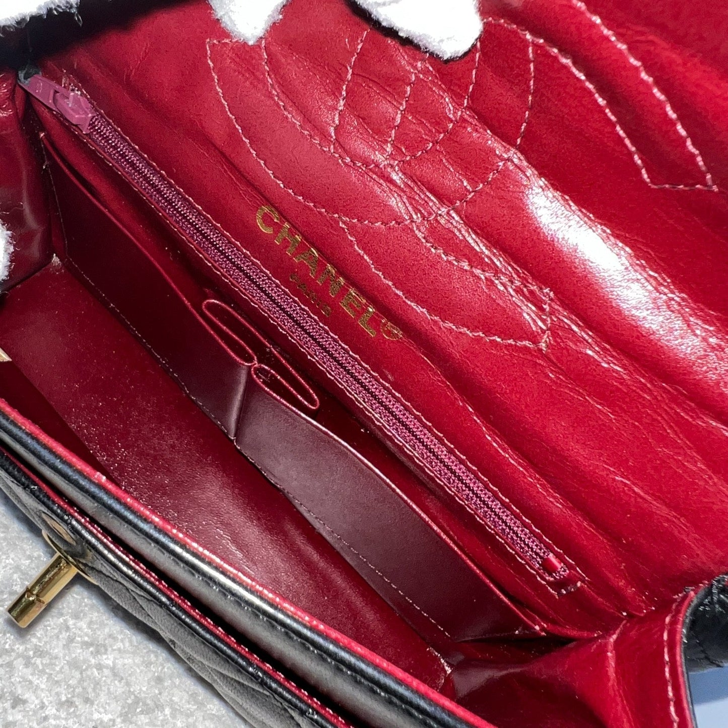 GLM- Seasonal Small Flap with 2-tone Turn Lock and 24K Gold-Plated HW