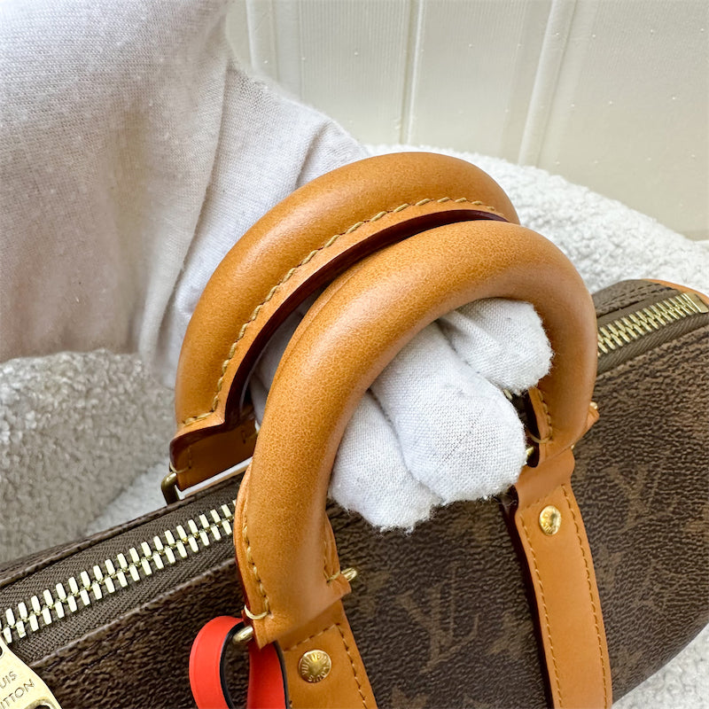 LV Keepall BandouliÃƒÂ¨re 25 in Monogram Dust Coated Canvas and GHW (Model: M11542)