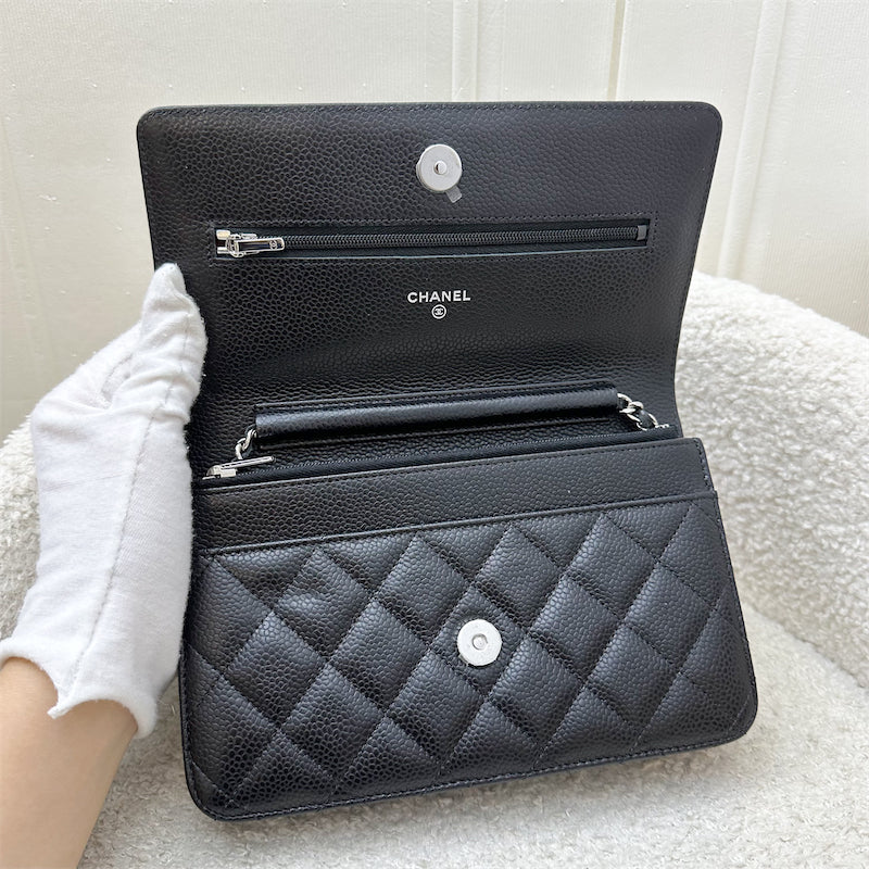 GLM-Classic Wallet on Chain WOC in Black Caviar and SHW (Model: AP0250)