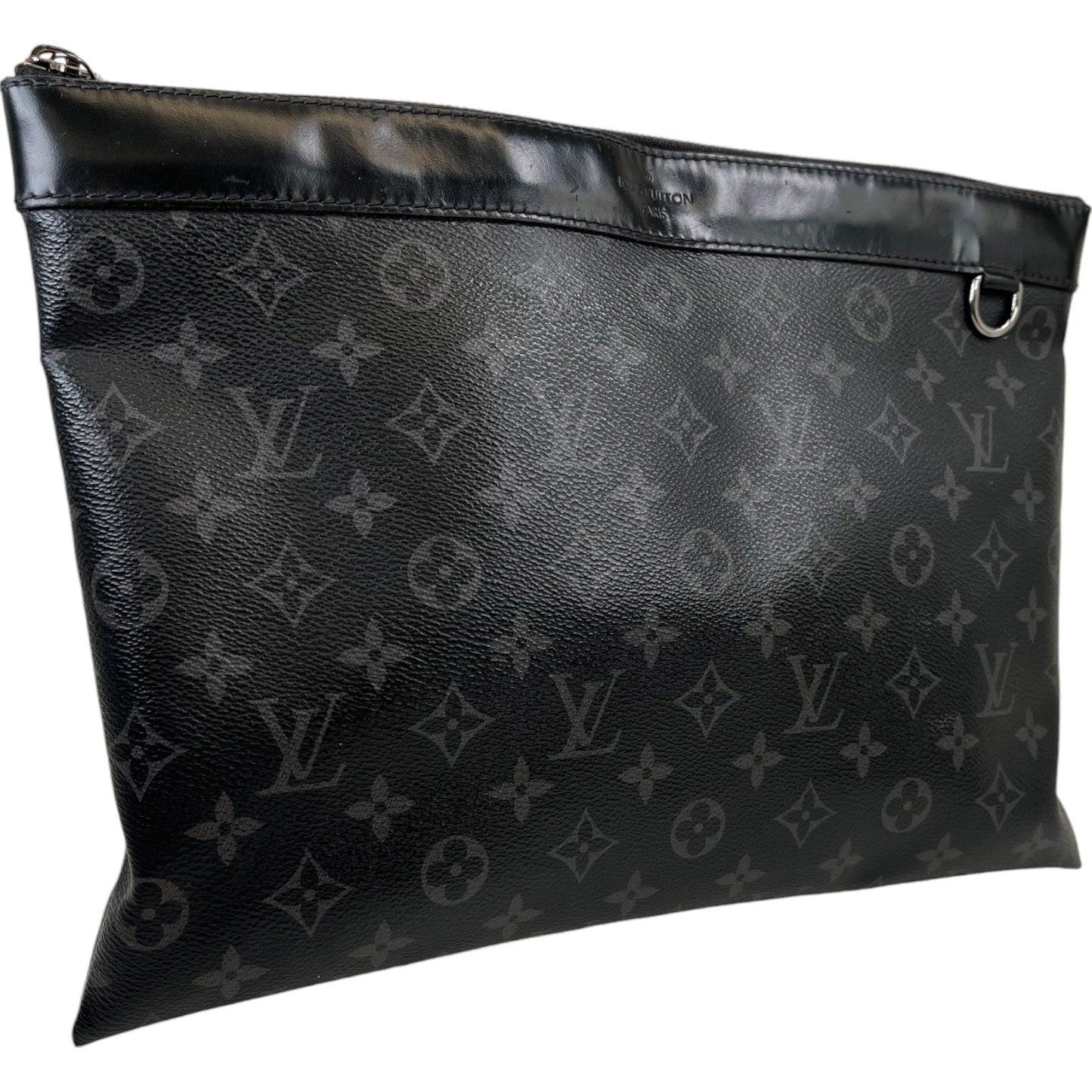 Men's Pochette Discovery Monogram Eclipse Pouch Black