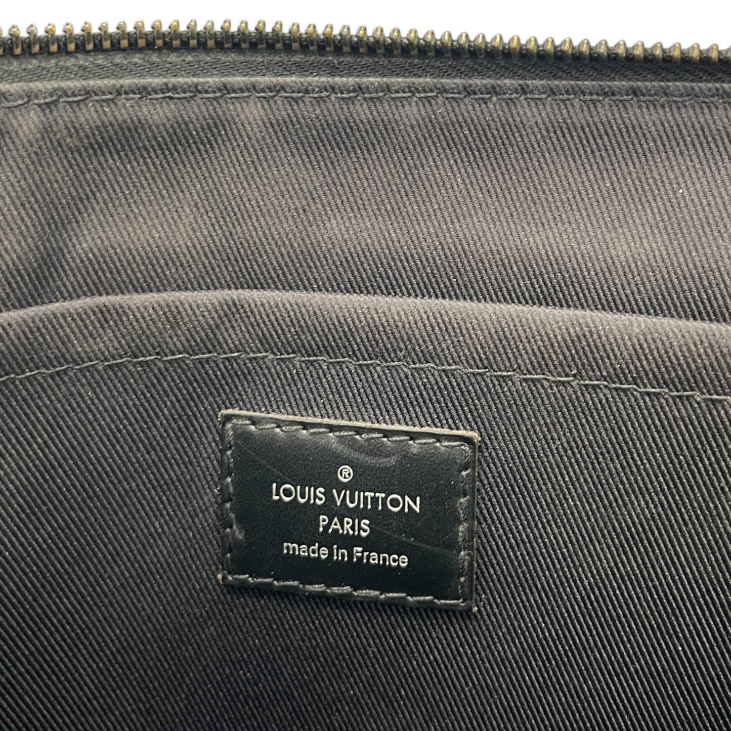 Men's Pochette Discovery Monogram Eclipse Pouch Black