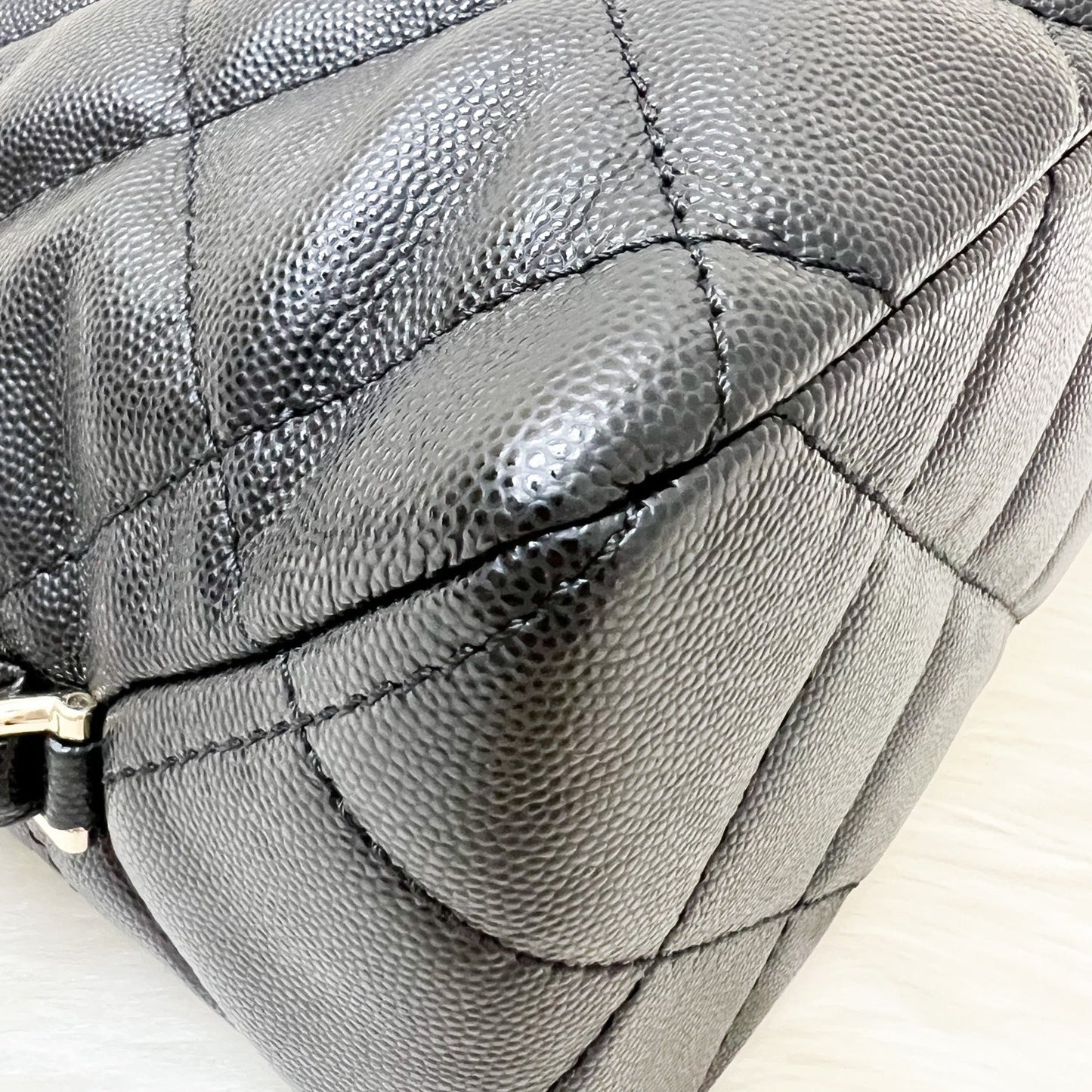 GLM-24P Large Hobo Bag in Black Caviar and LGHW (Model: AS4248)