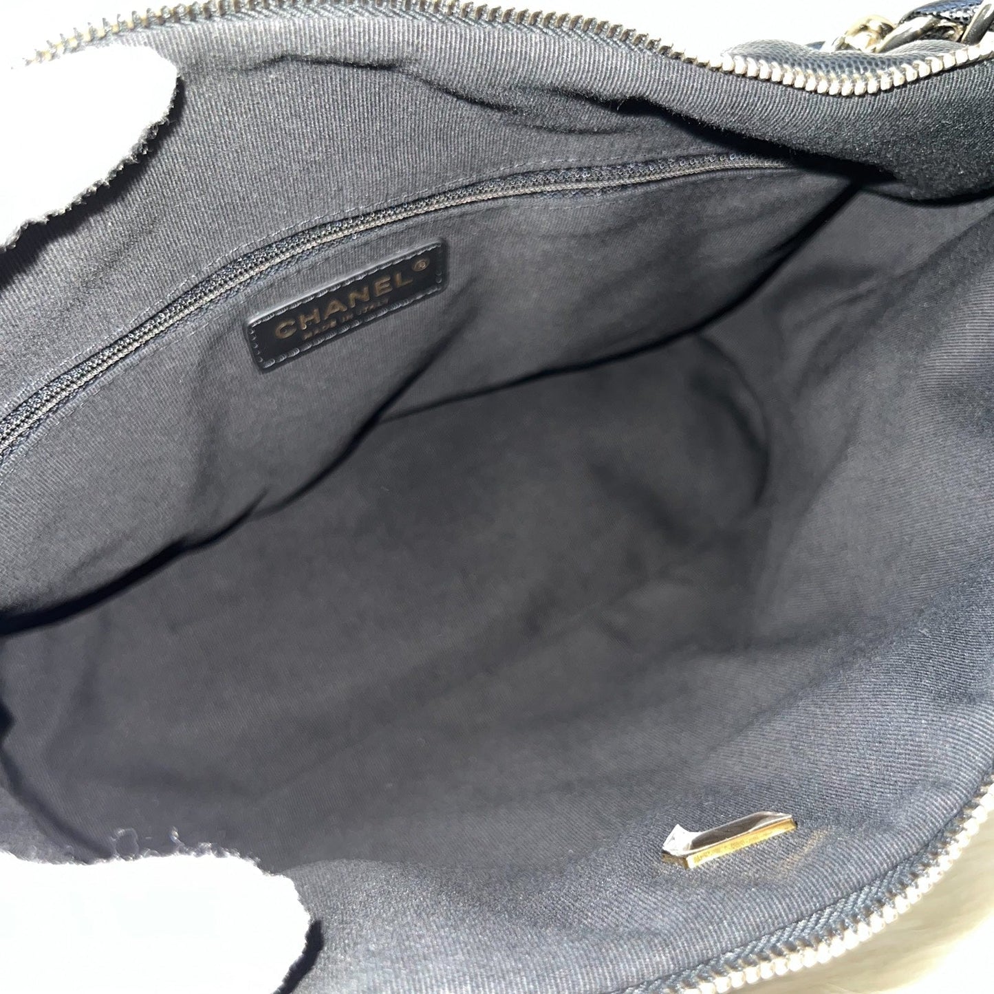 GLM-24P Large Hobo Bag in Black Caviar and LGHW (Model: AS4248)