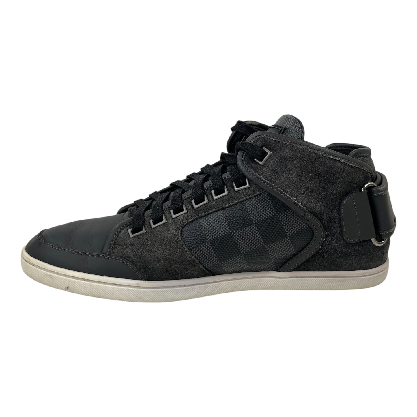 Men's Damier Graphite High Trainers Black Size EU 39.5 / UK 5.5