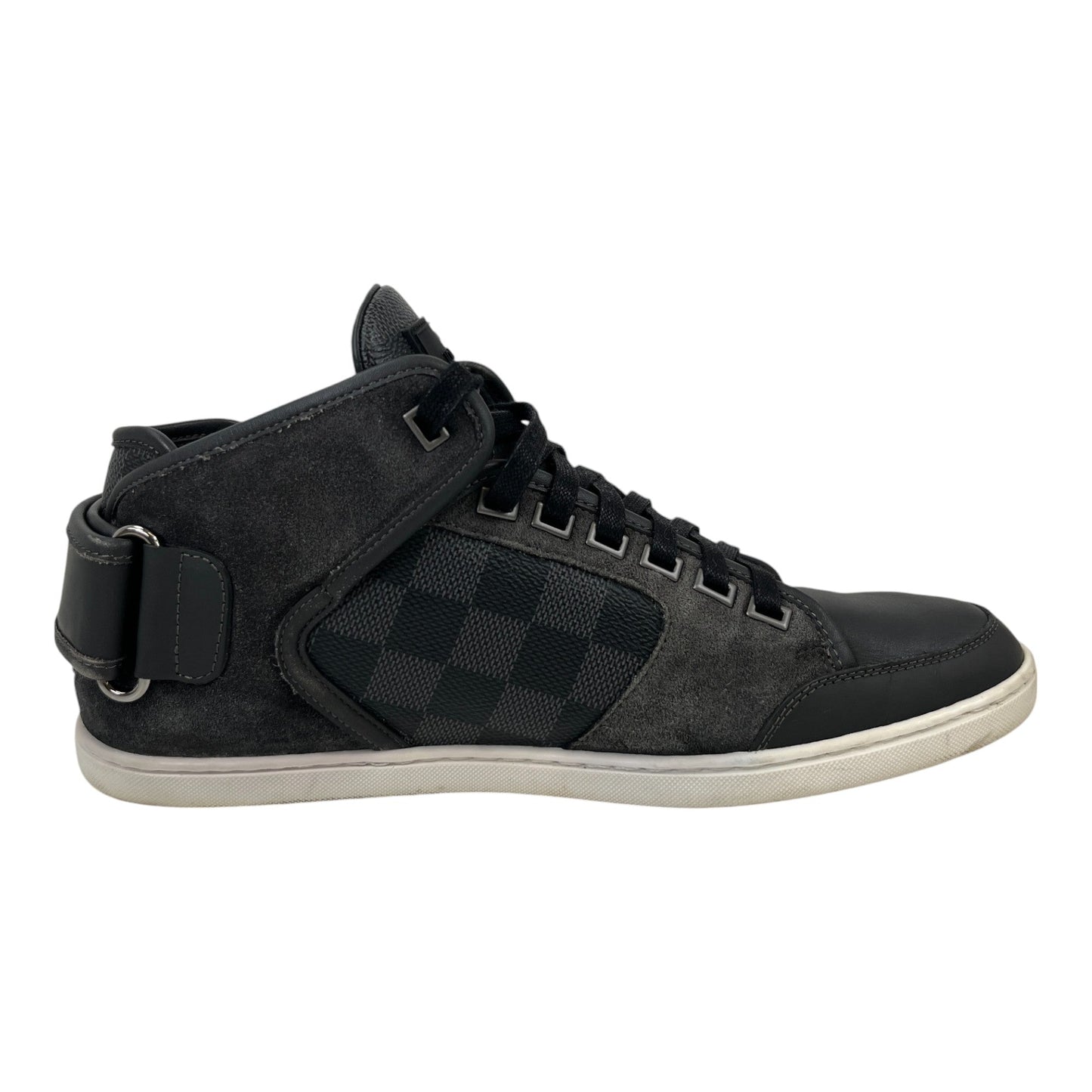 Men's Damier Graphite High Trainers Black Size EU 39.5 / UK 5.5