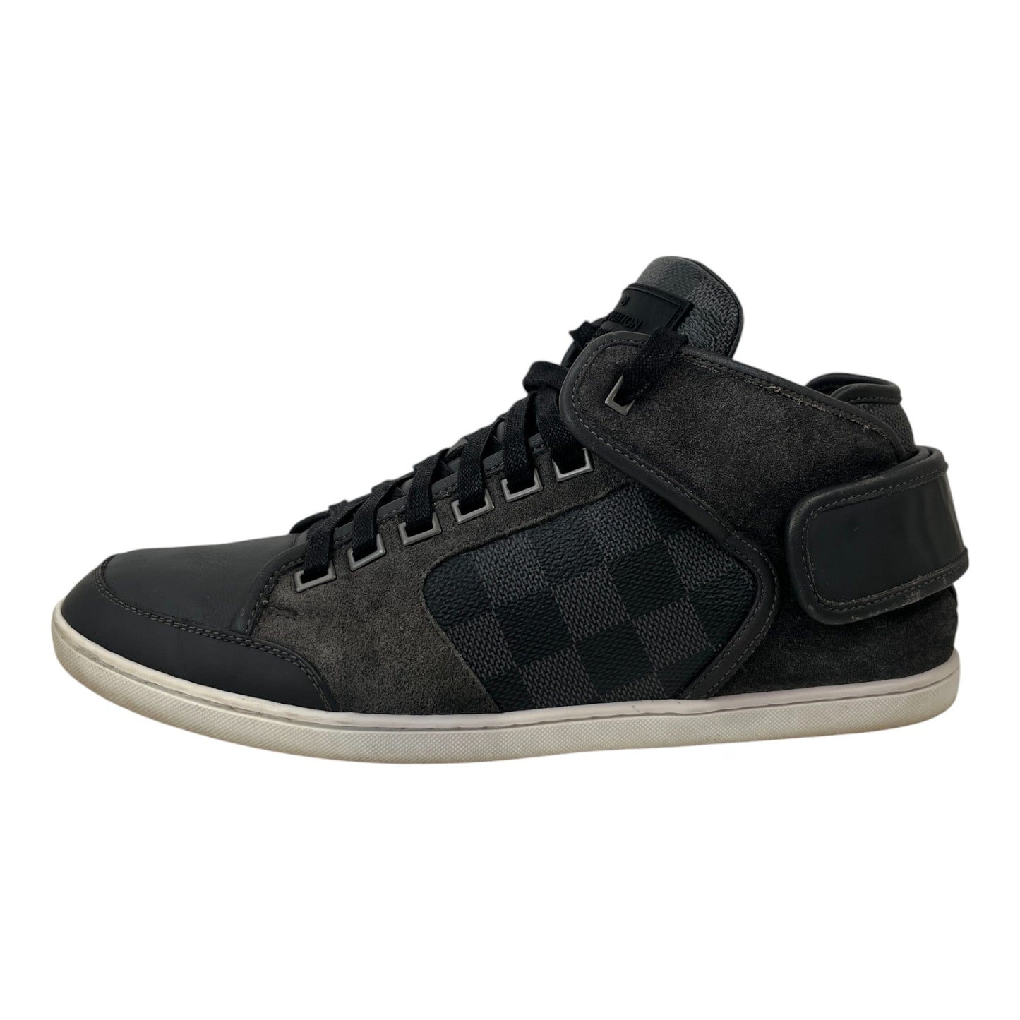 Men's Damier Graphite High Trainers Black Size EU 39.5 / UK 5.5