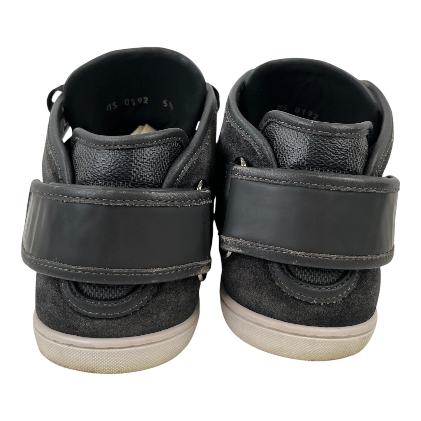 Men's Damier Graphite High Trainers Black Size EU 39.5 / UK 5.5
