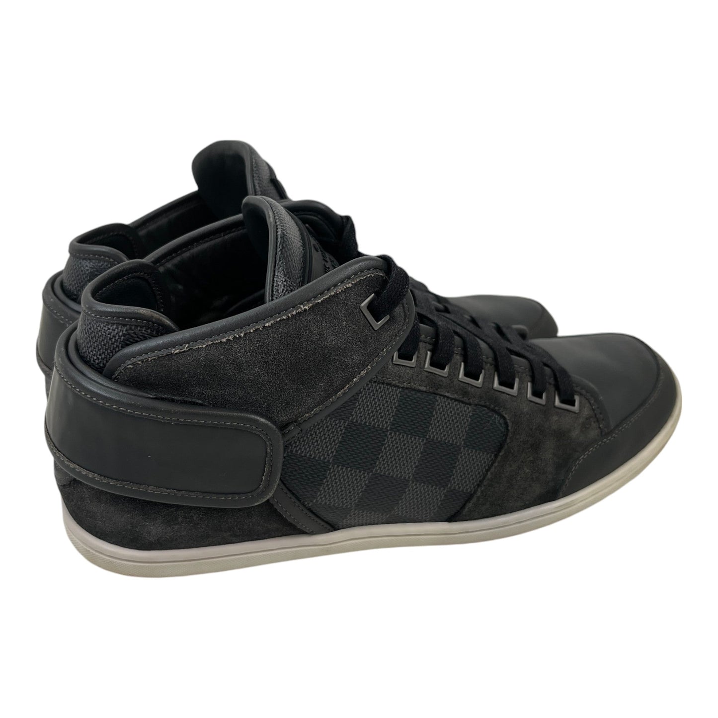 Men's Damier Graphite High Trainers Black Size EU 39.5 / UK 5.5
