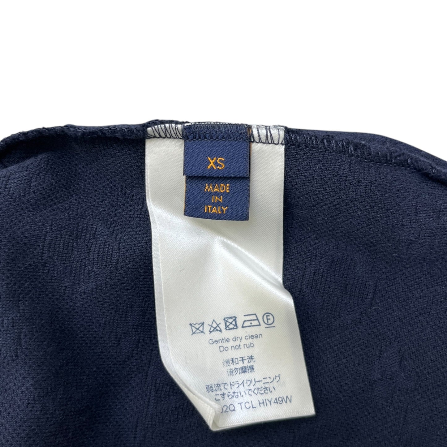 Men's Signature 3D Pocket Monogram T-Shirt Navy Size XS