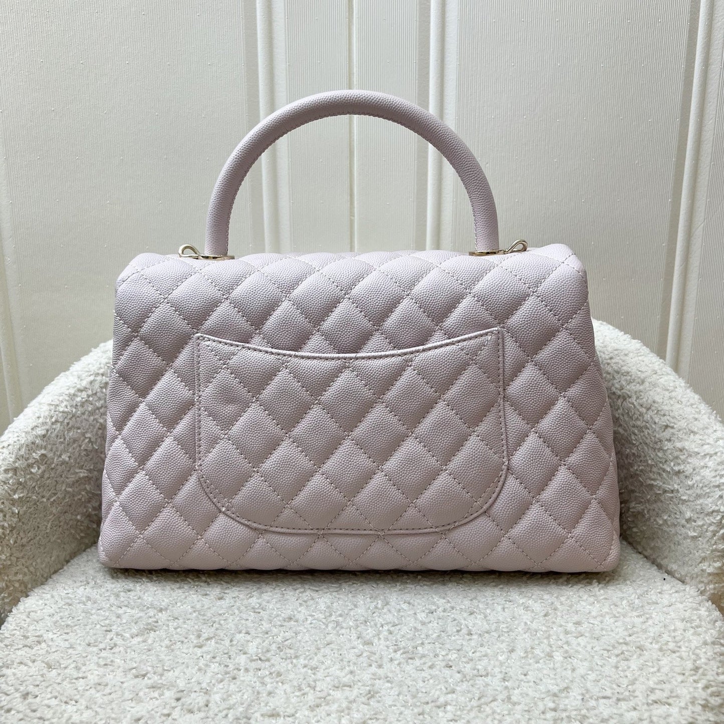 GLM-Medium 29cm Coco Handle in 20A Lilac Caviar and LGHW