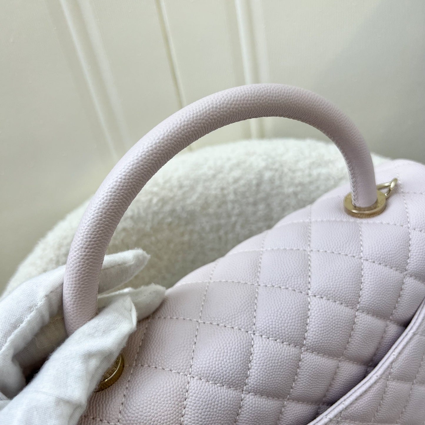 GLM-Medium 29cm Coco Handle in 20A Lilac Caviar and LGHW