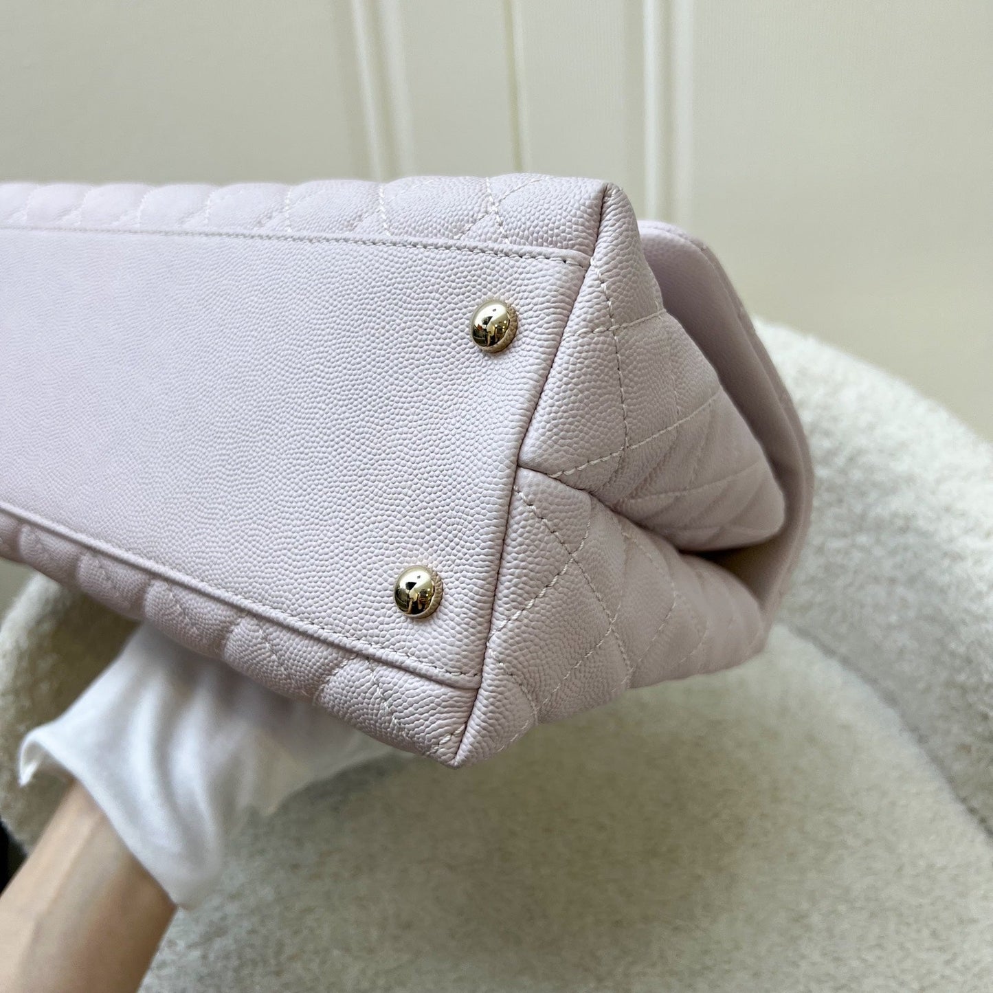 GLM-Medium 29cm Coco Handle in 20A Lilac Caviar and LGHW