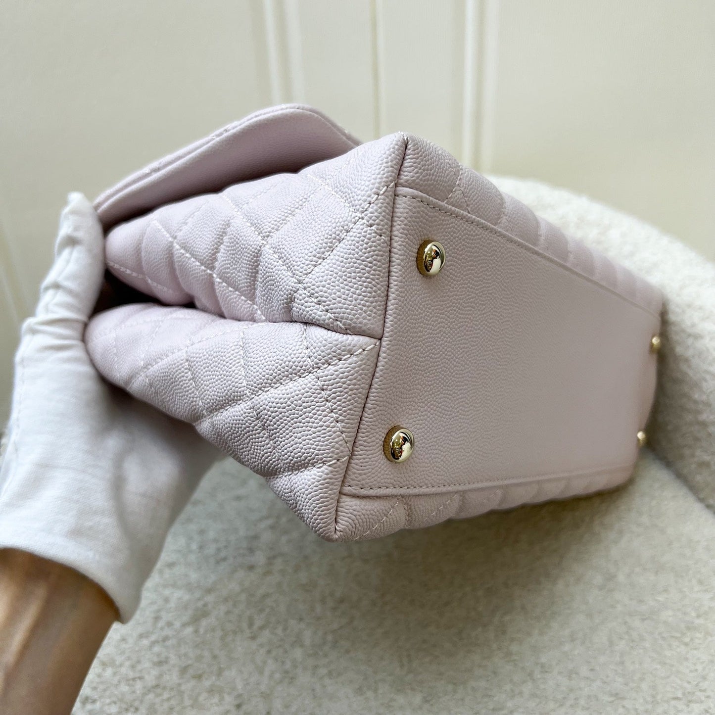 GLM-Medium 29cm Coco Handle in 20A Lilac Caviar and LGHW
