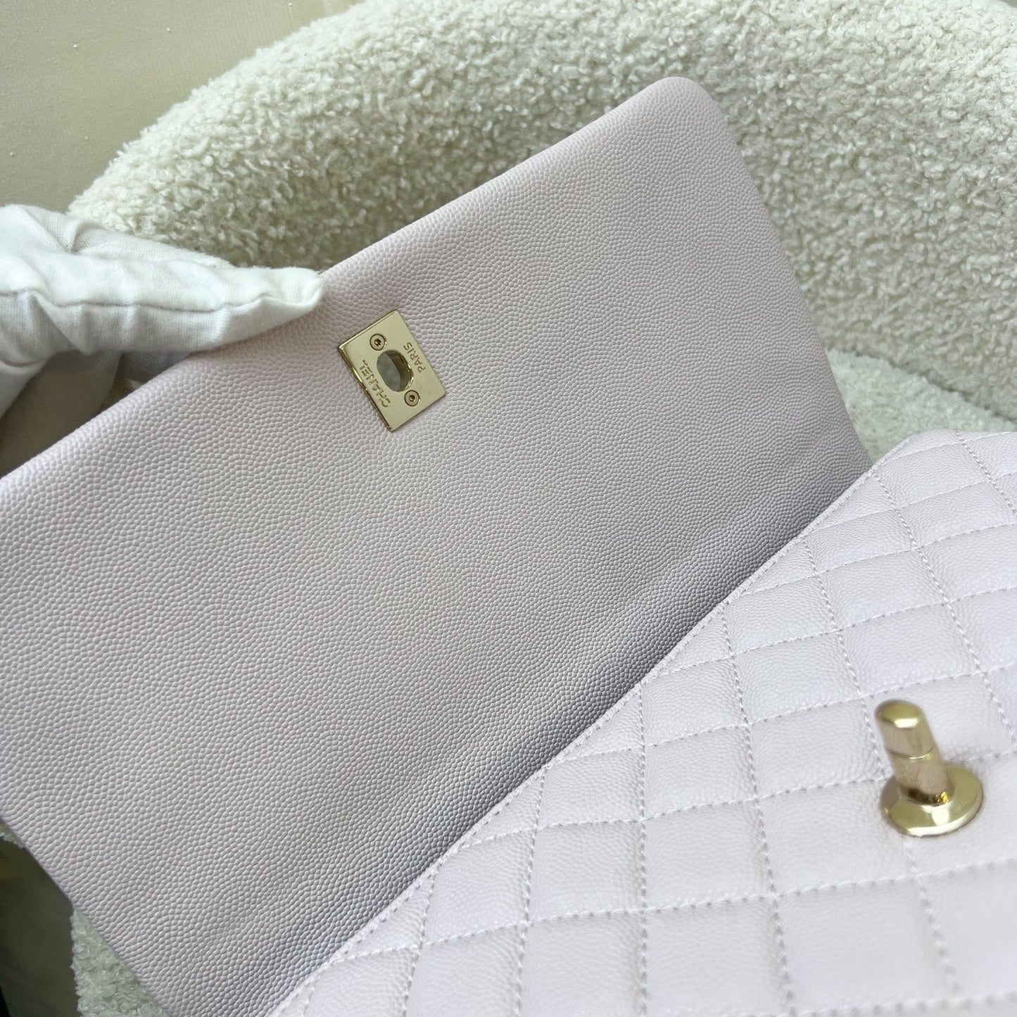 GLM-Medium 29cm Coco Handle in 20A Lilac Caviar and LGHW