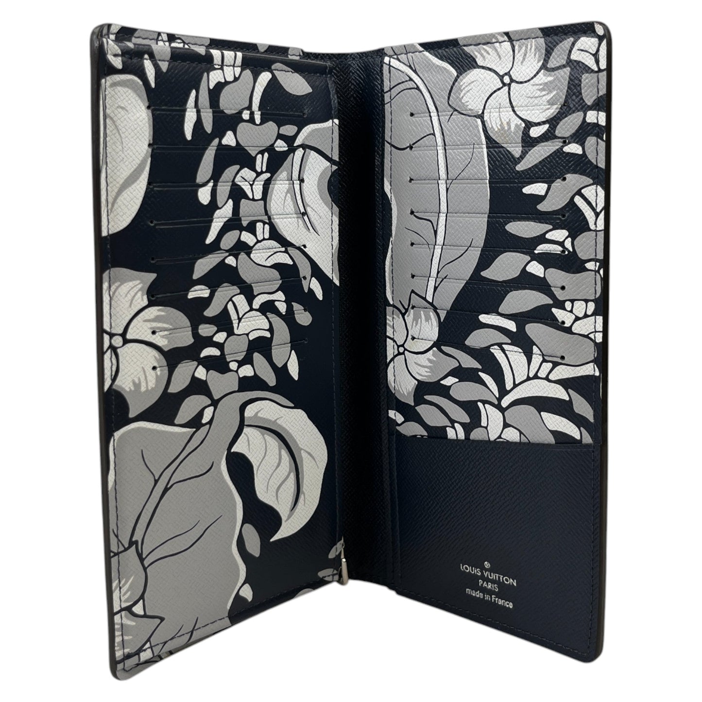 Men's Floral Taiga Braza Wallet Navy