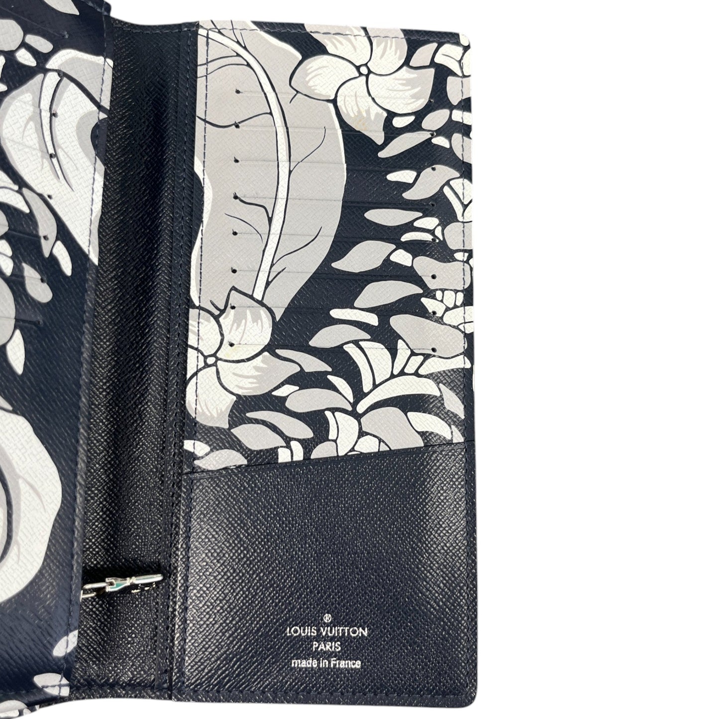 Men's Floral Taiga Braza Wallet Navy