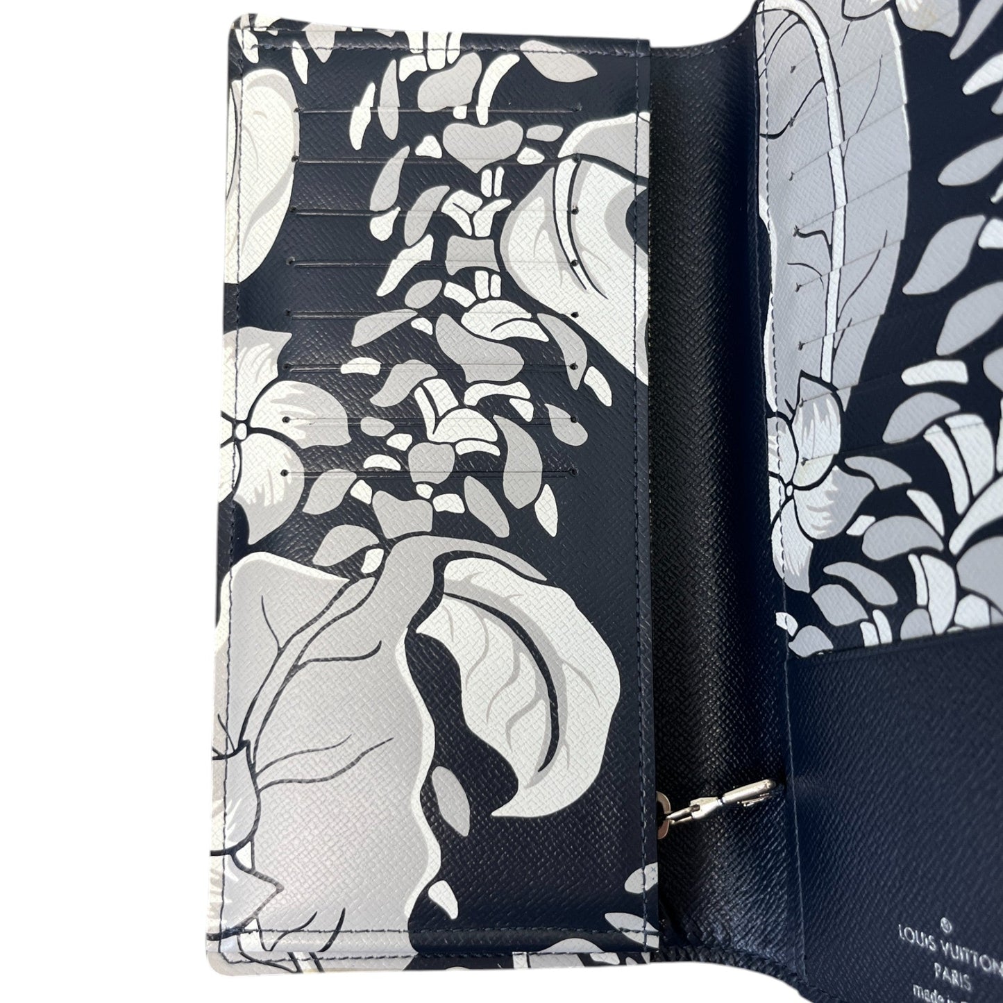 Men's Floral Taiga Braza Wallet Navy