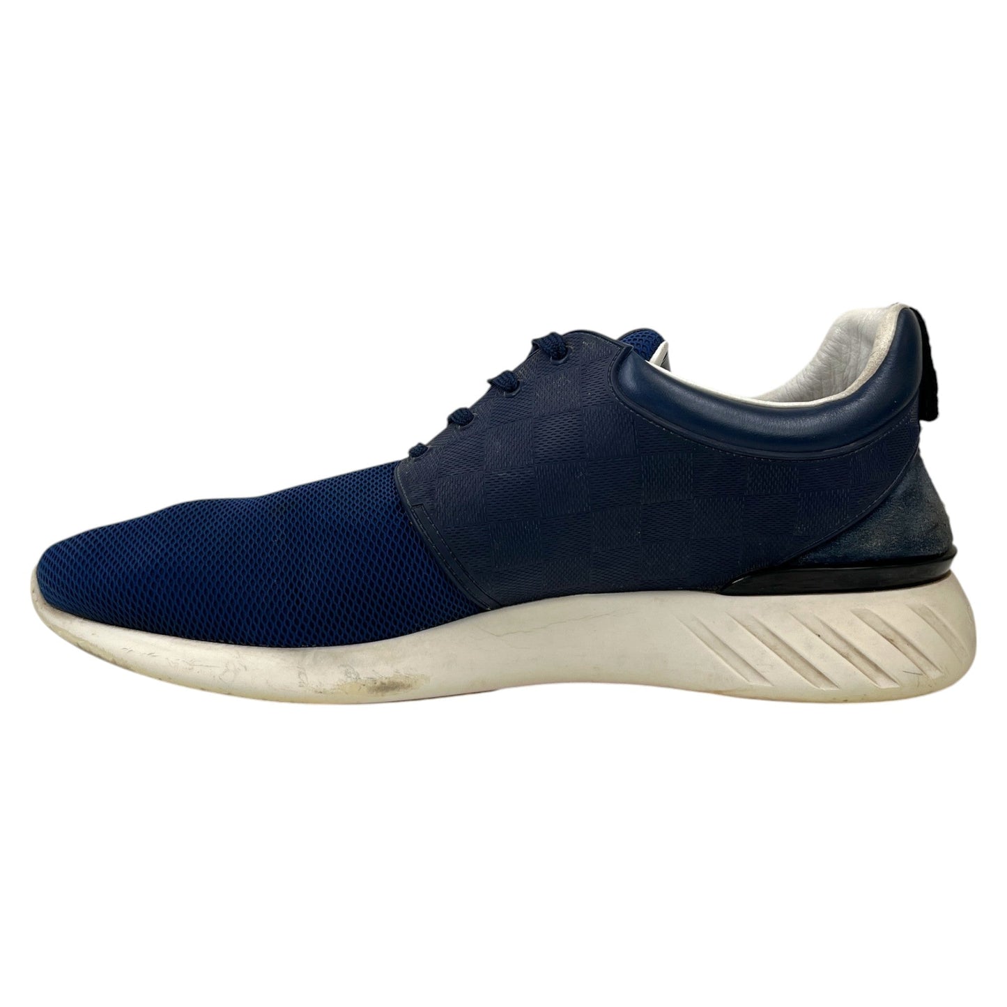 Men's Damier Runners Low Trainers Blue Size EU 45 / UK 11