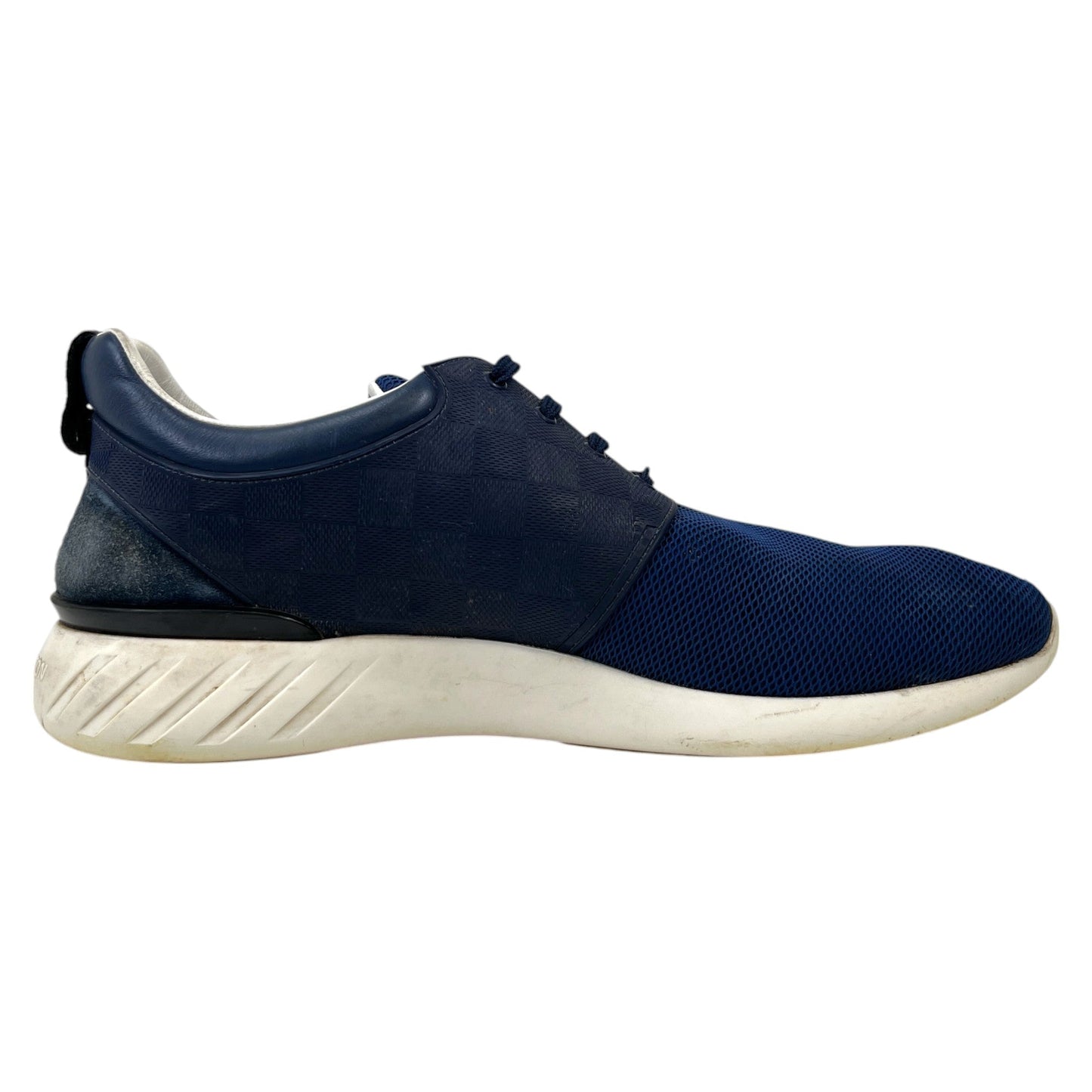 Men's Damier Runners Low Trainers Blue Size EU 45 / UK 11