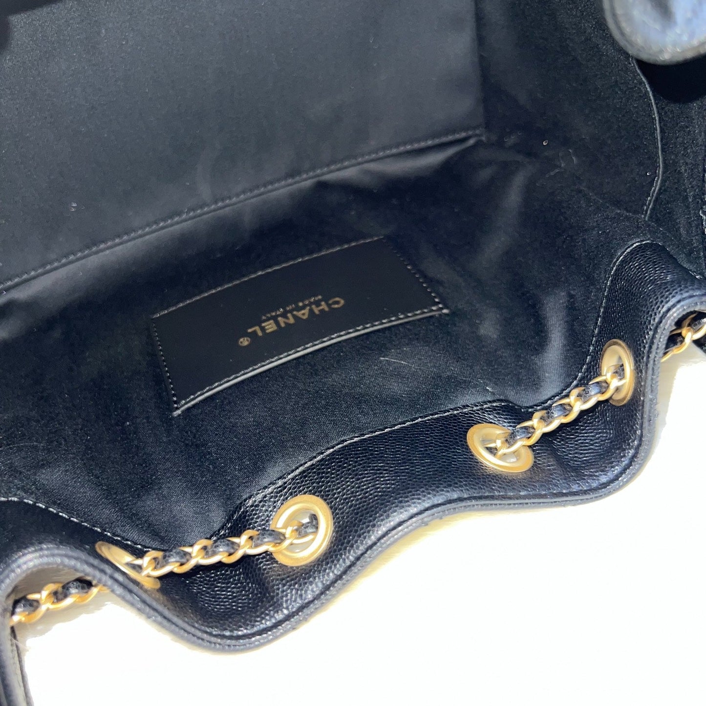 GLM-25 Small Hobo Bag in Black Caviar and AGHW (Model: AS5293)