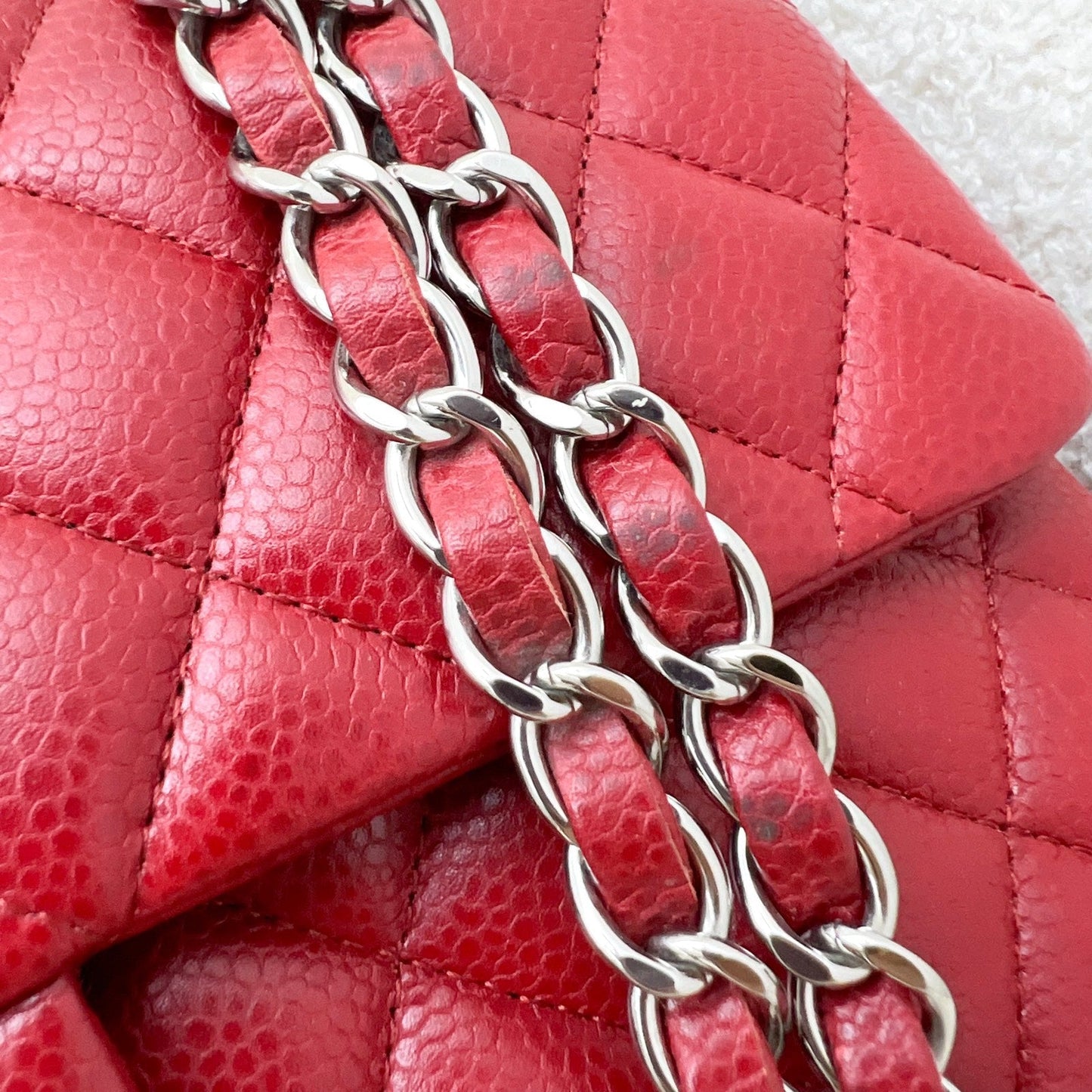 GLM-Medium Classic Flap CF in Red Caviar and SHW