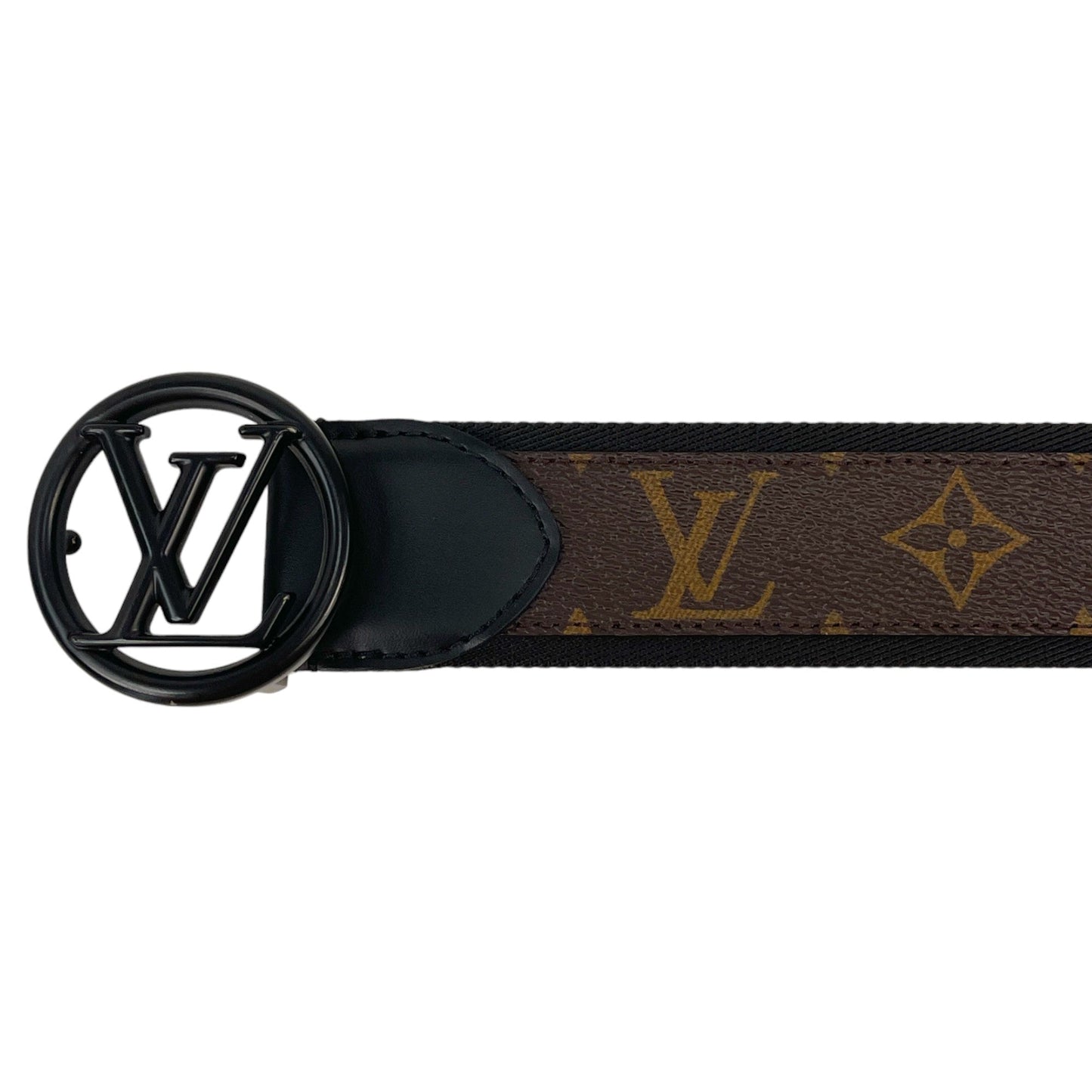 Men's Monogram Belt Brown Size Waist 32"