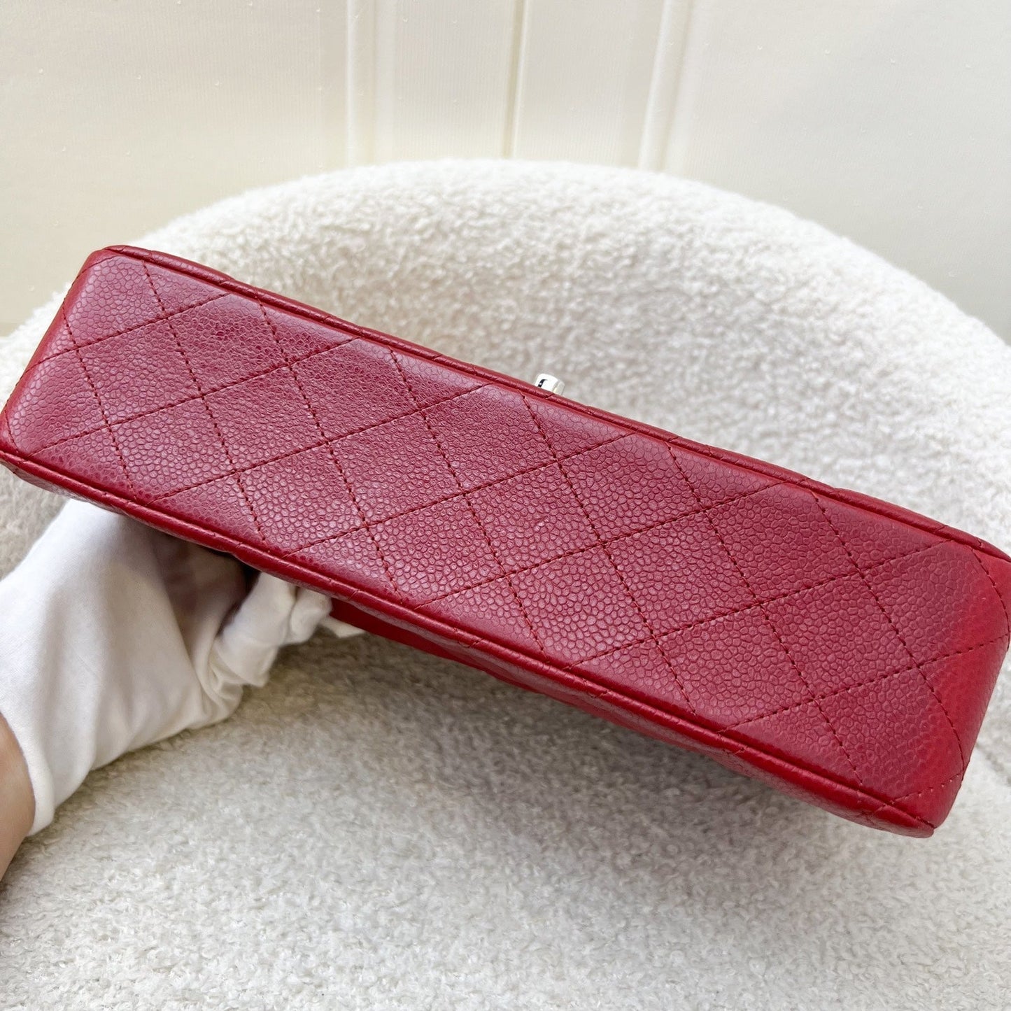 GLM-Medium Classic Flap CF in Red Caviar and SHW