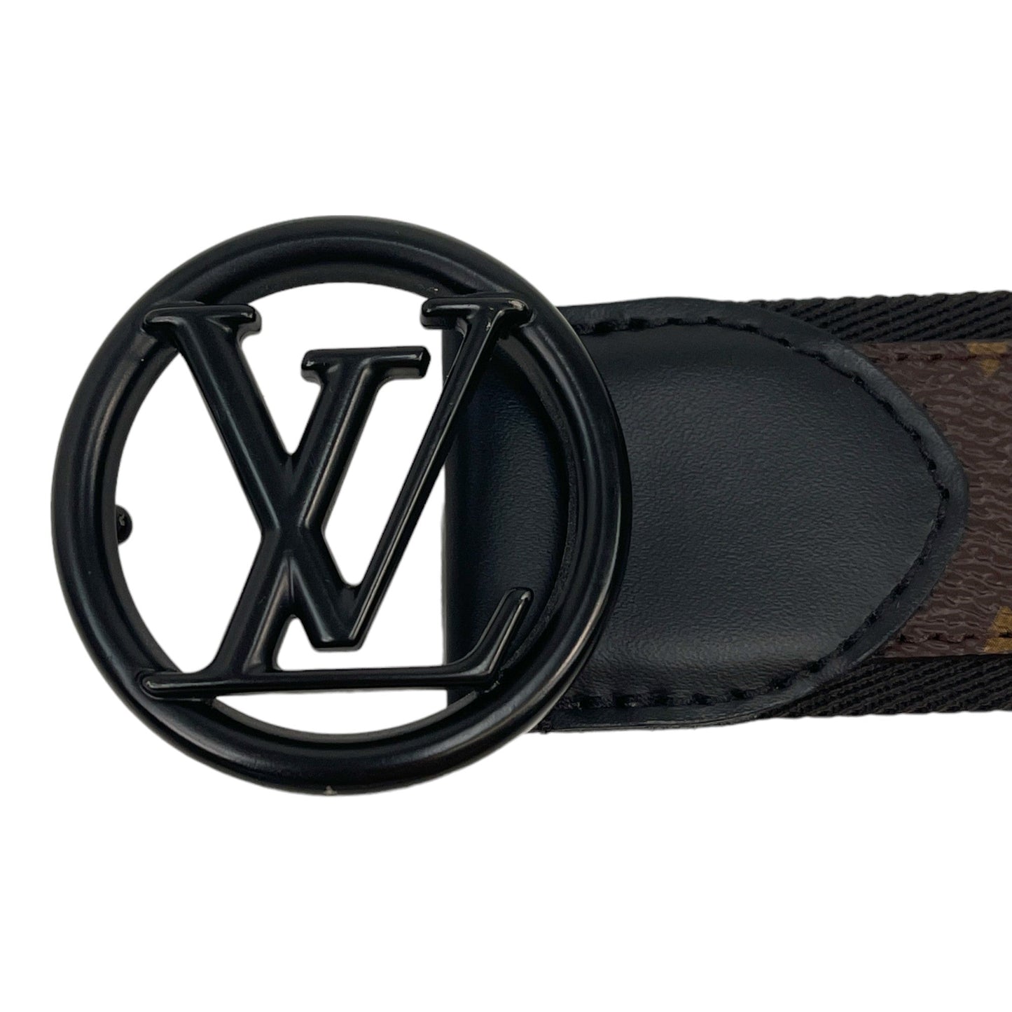 Men's Monogram Belt Brown Size Waist 32"