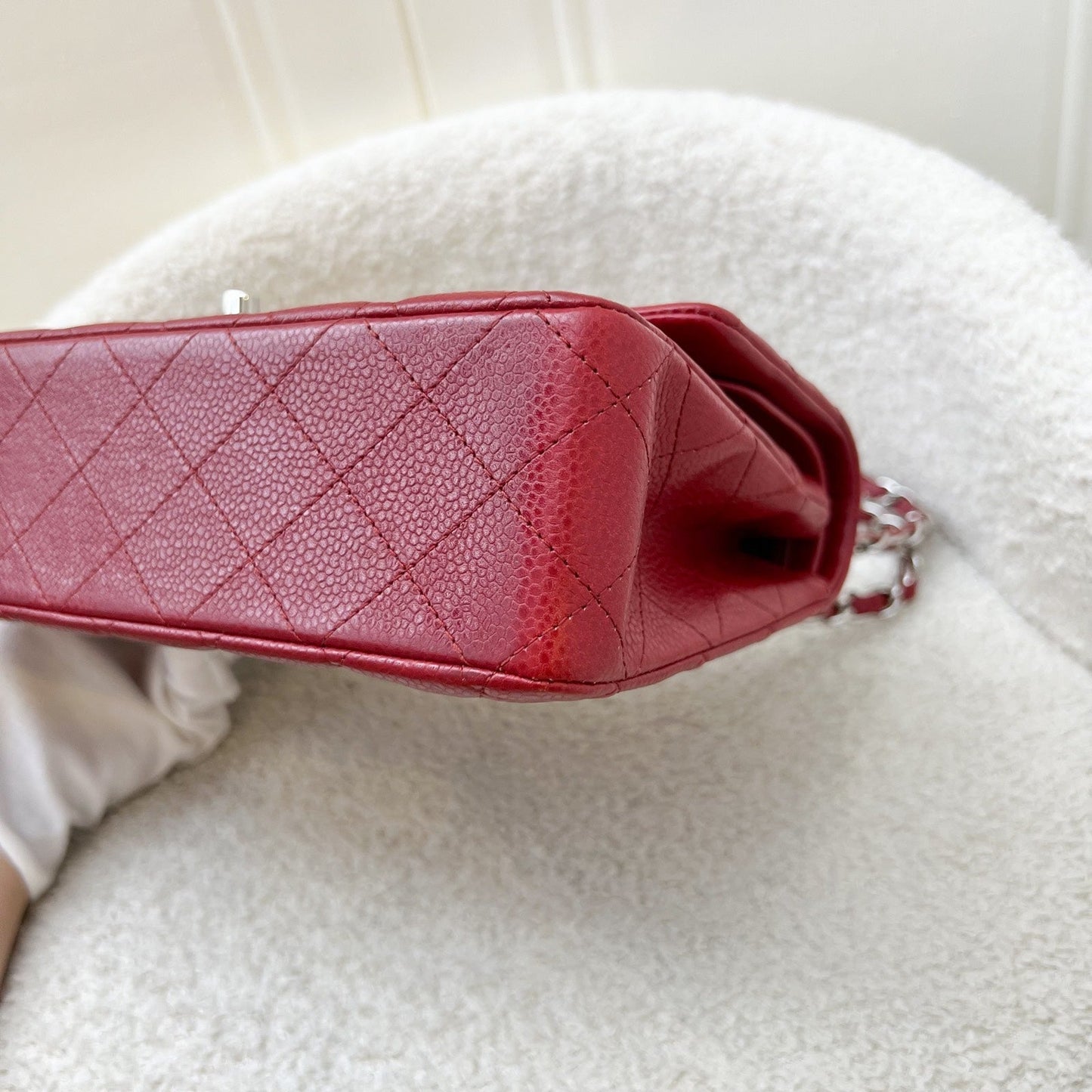GLM-Medium Classic Flap CF in Red Caviar and SHW