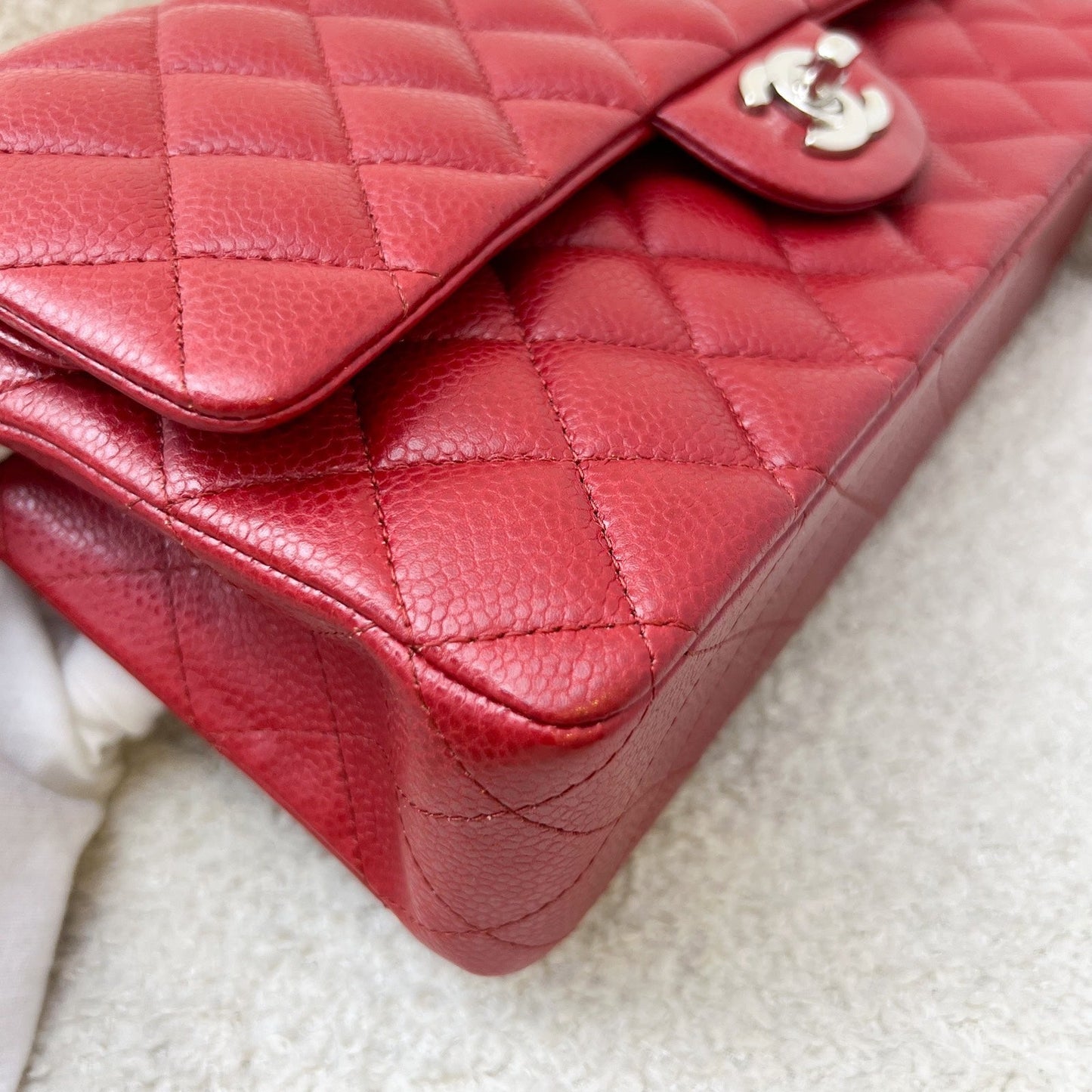 GLM-Medium Classic Flap CF in Red Caviar and SHW