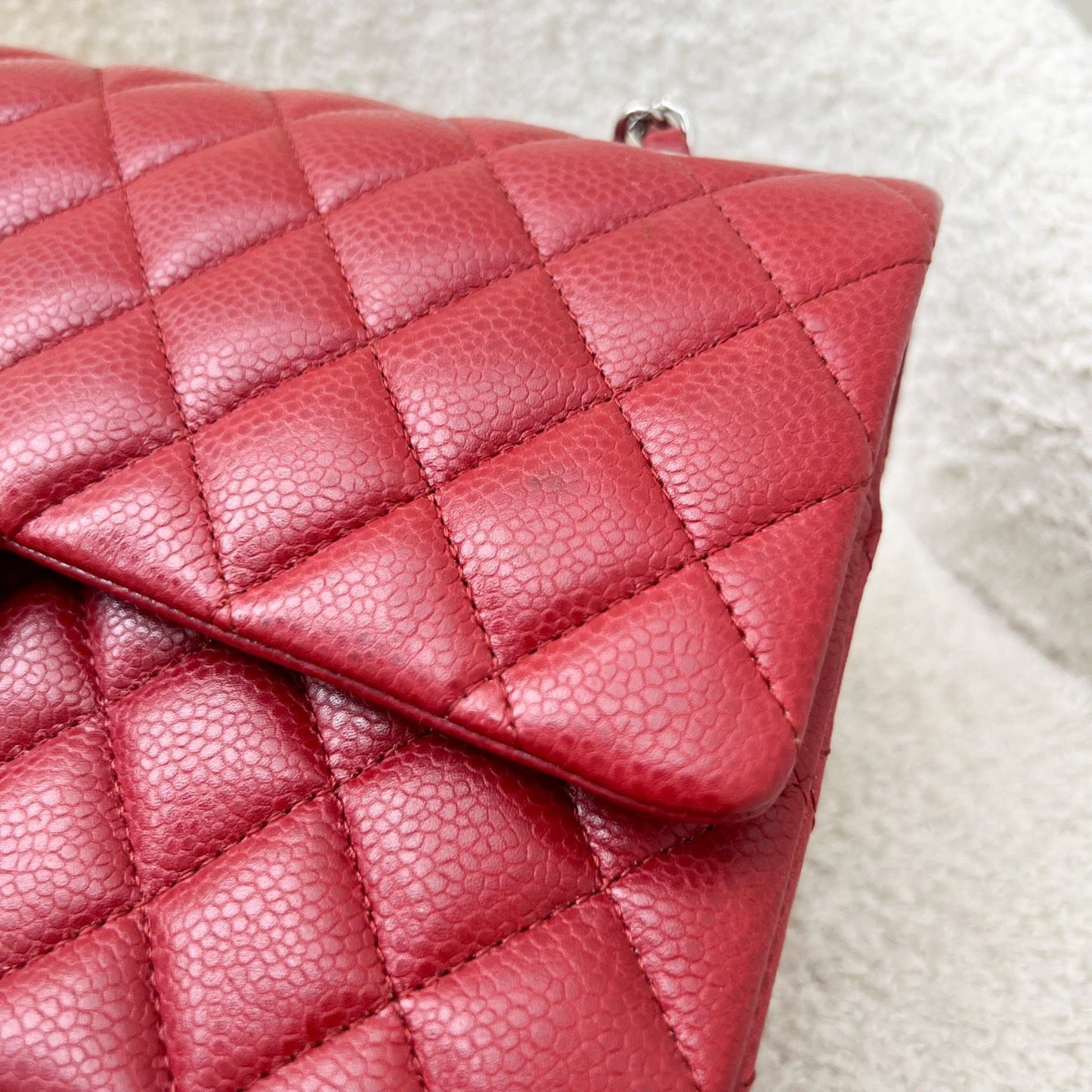 GLM-Medium Classic Flap CF in Red Caviar and SHW