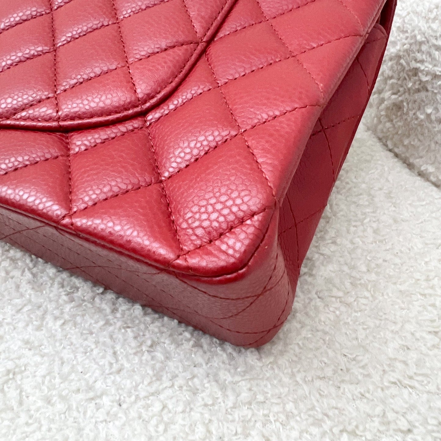 GLM-Medium Classic Flap CF in Red Caviar and SHW
