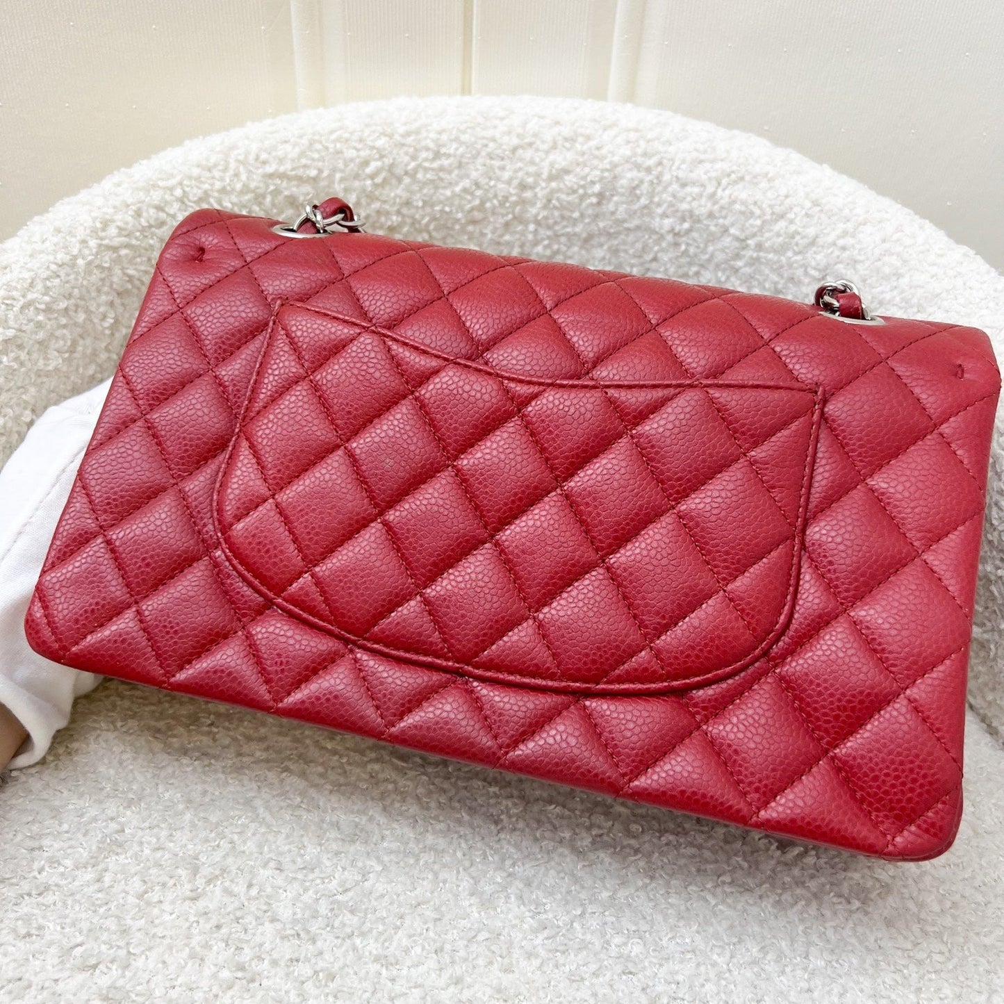 GLM-Medium Classic Flap CF in Red Caviar and SHW