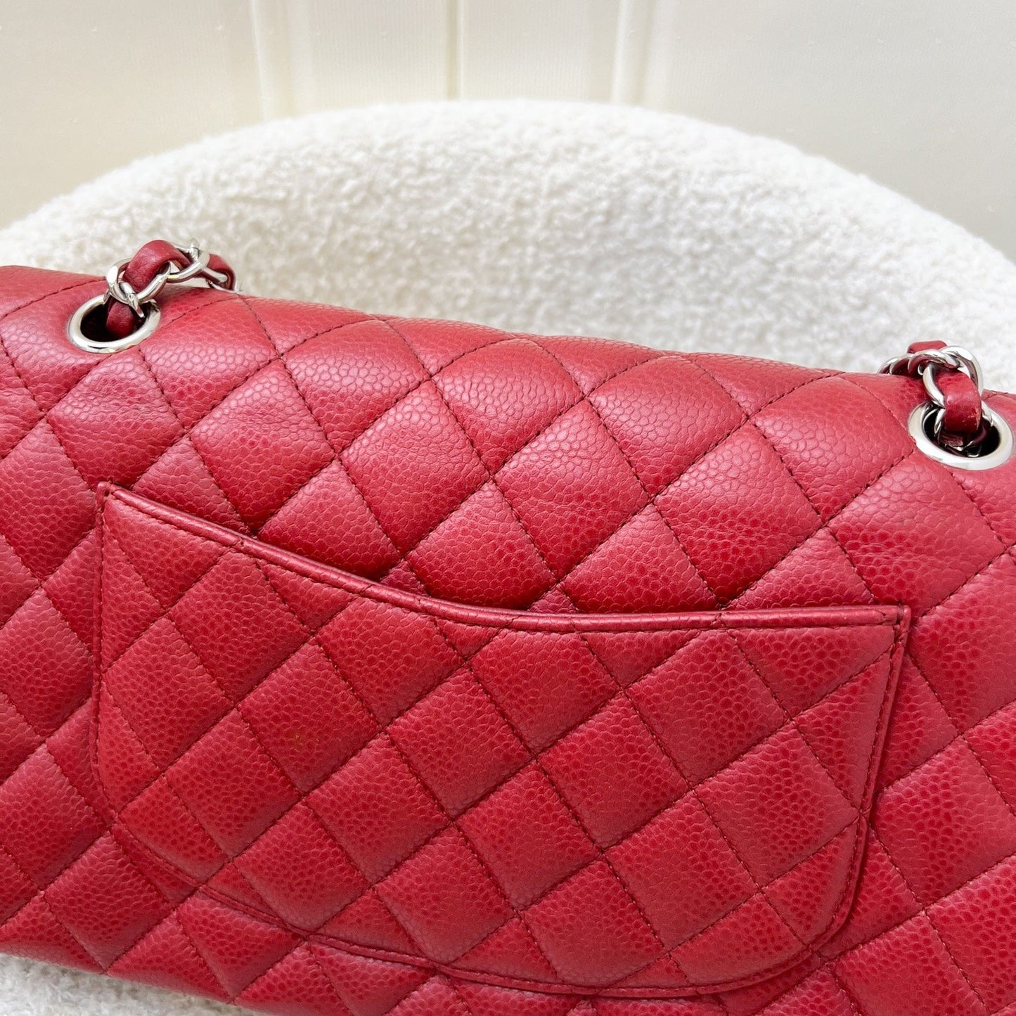 GLM-Medium Classic Flap CF in Red Caviar and SHW