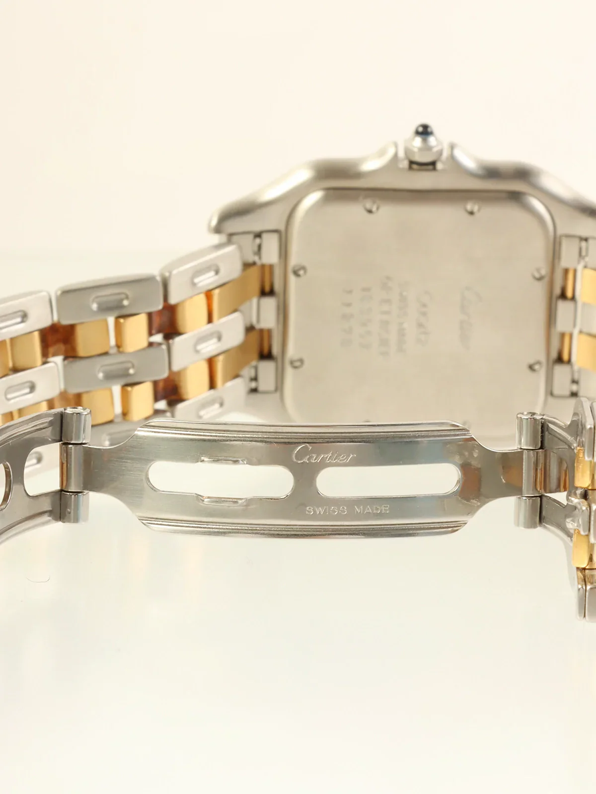 CARTIER Panthere Lm 2Row Silver/Gold