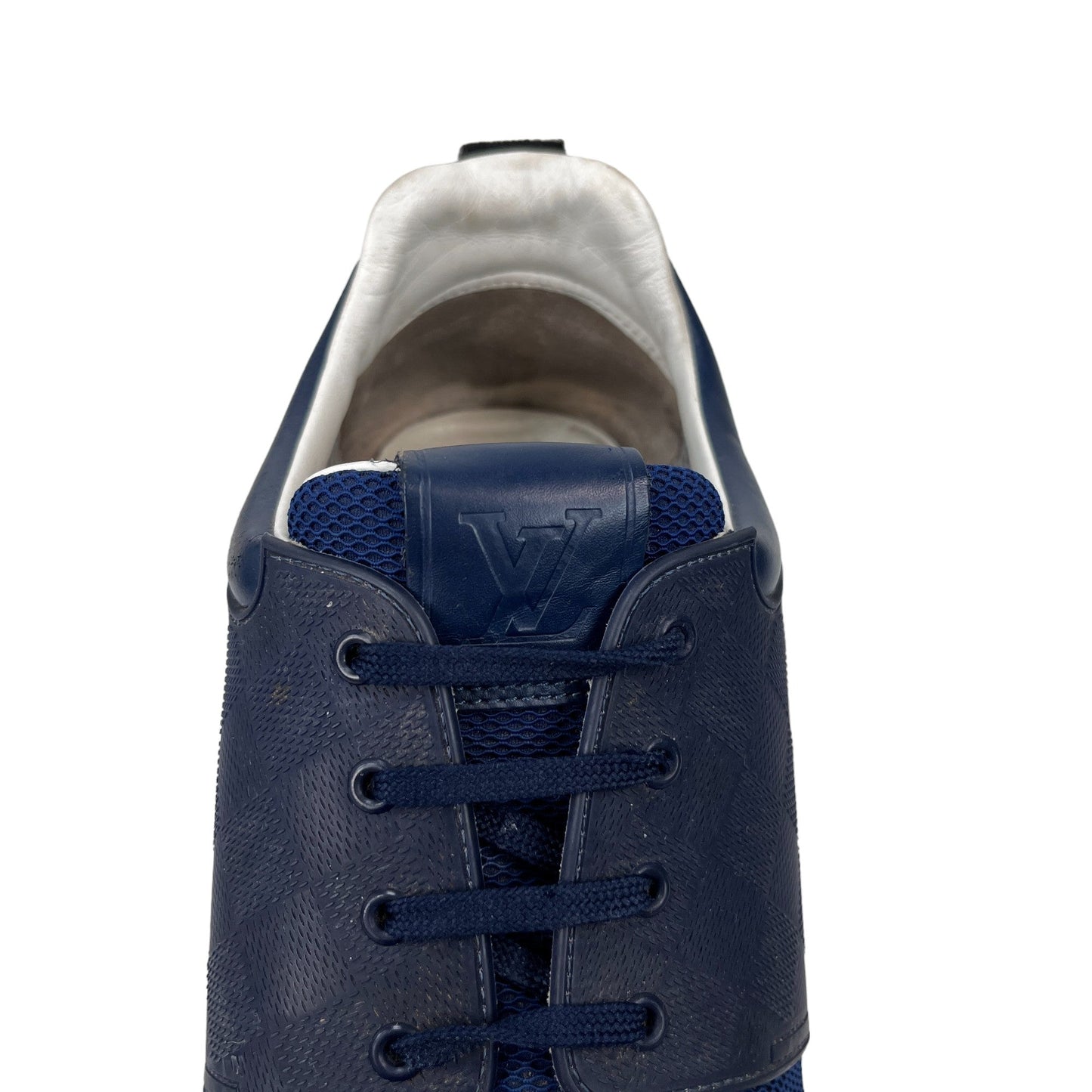 Men's Damier Runners Low Trainers Blue Size EU 45 / UK 11