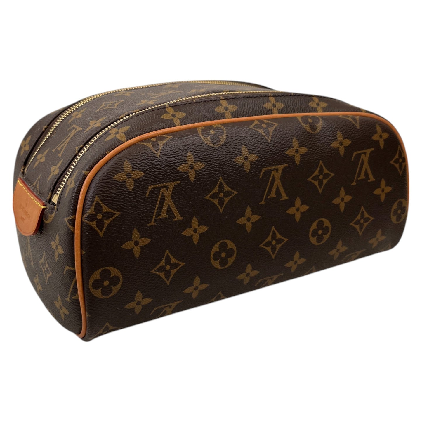 Men's Dopp Kit Toiletry Monogram Toiletry Bag Brown