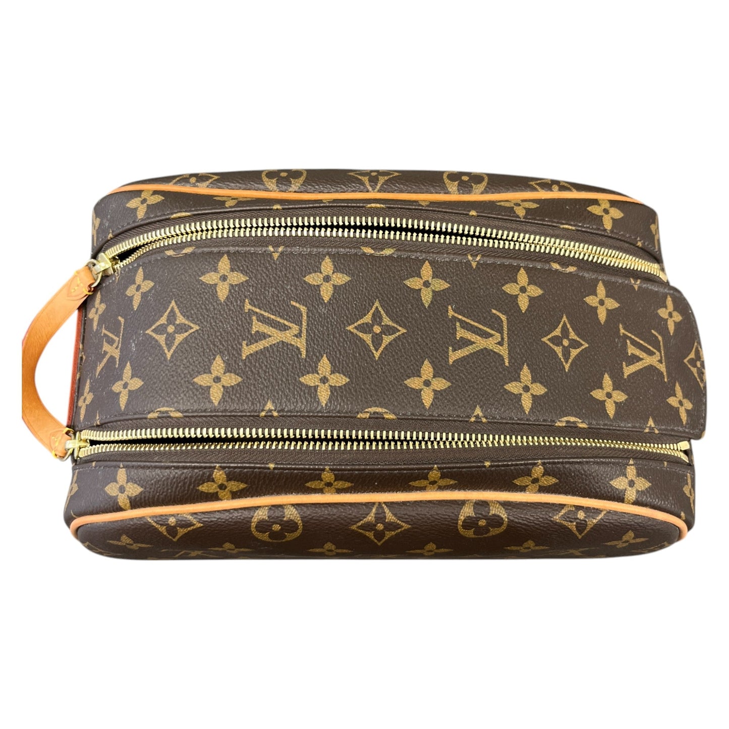 Men's Dopp Kit Toiletry Monogram Toiletry Bag Brown
