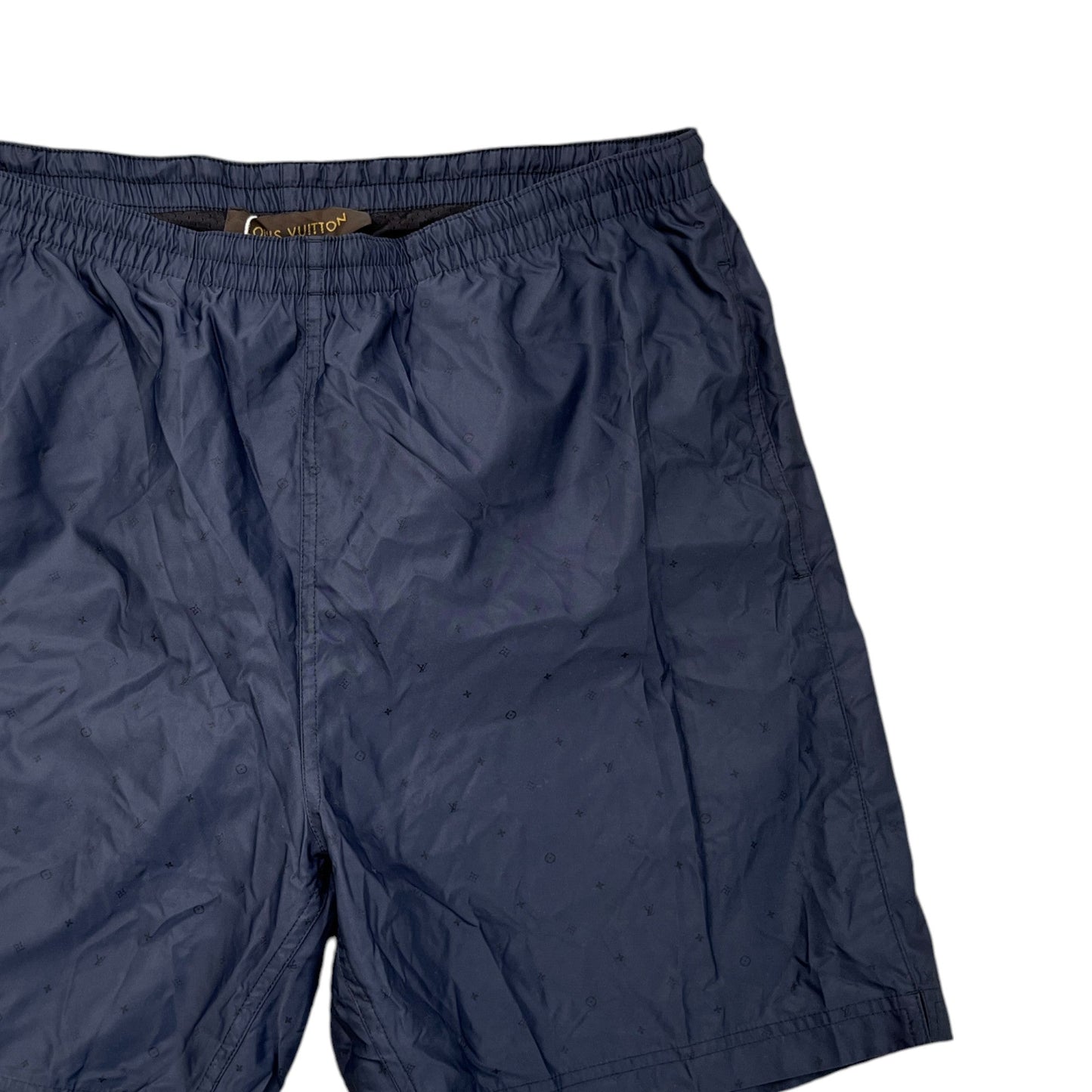 Men's Monogram Swim Shorts Navy Size M