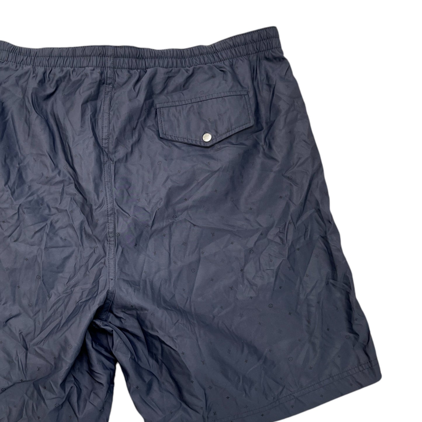 Men's Monogram Swim Shorts Navy Size M