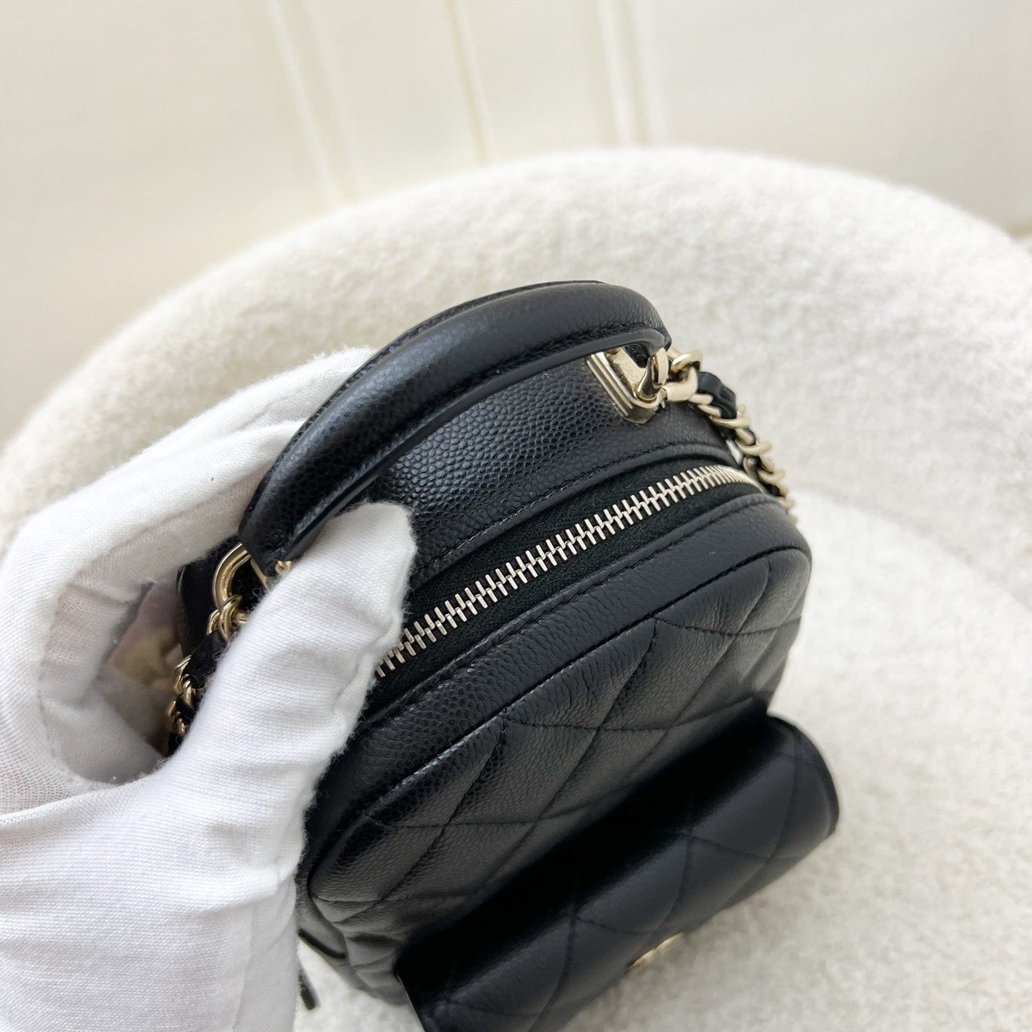 GLM-24C Mini Backpack in Caviar and LGHW (Model: AP3753)