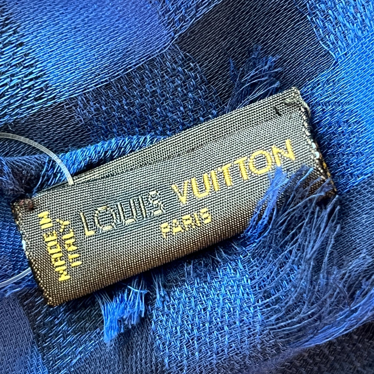 LOUIS VUITTON Gingham Damier Masai Scarf