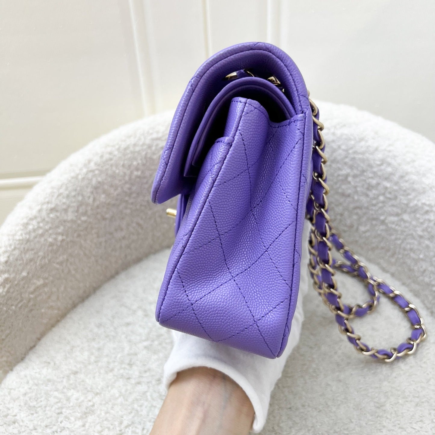 GLM-Classic Flap Small CF in 20S Purple Caviar LGHW