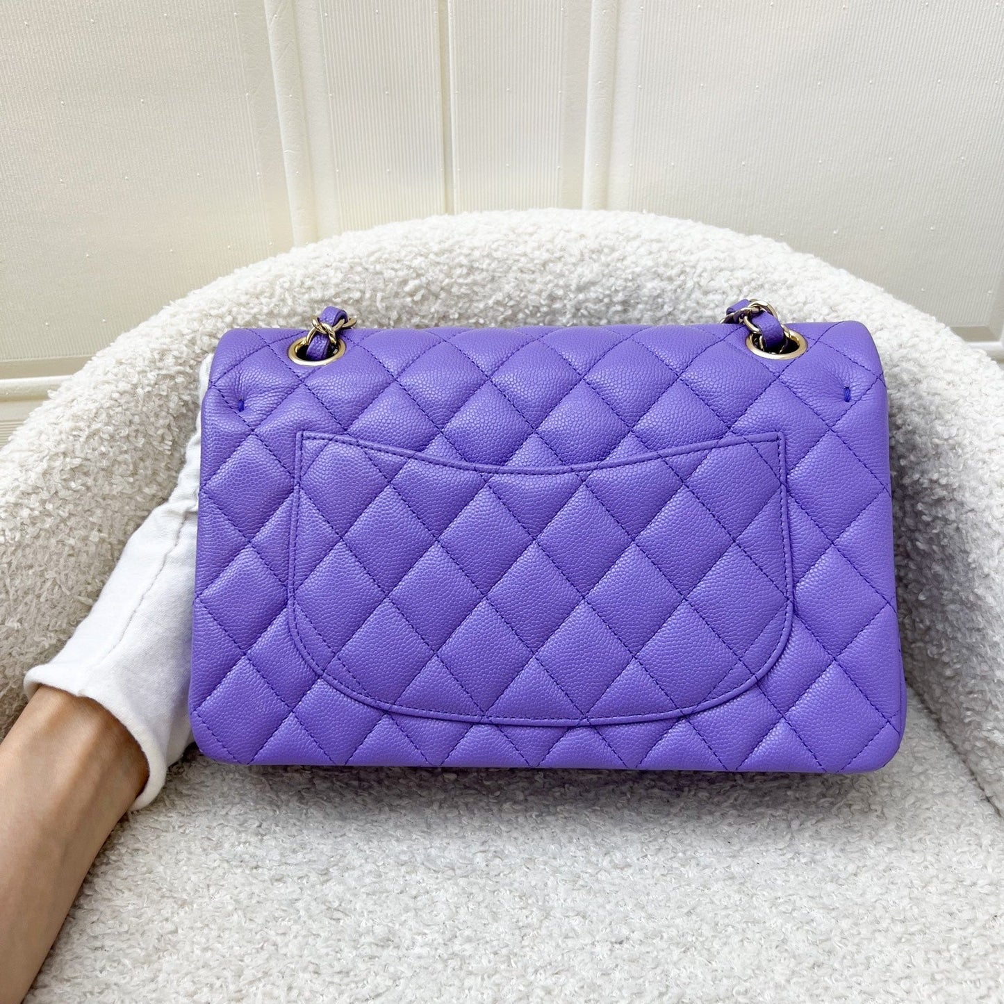 GLM-Classic Flap Small CF in 20S Purple Caviar LGHW