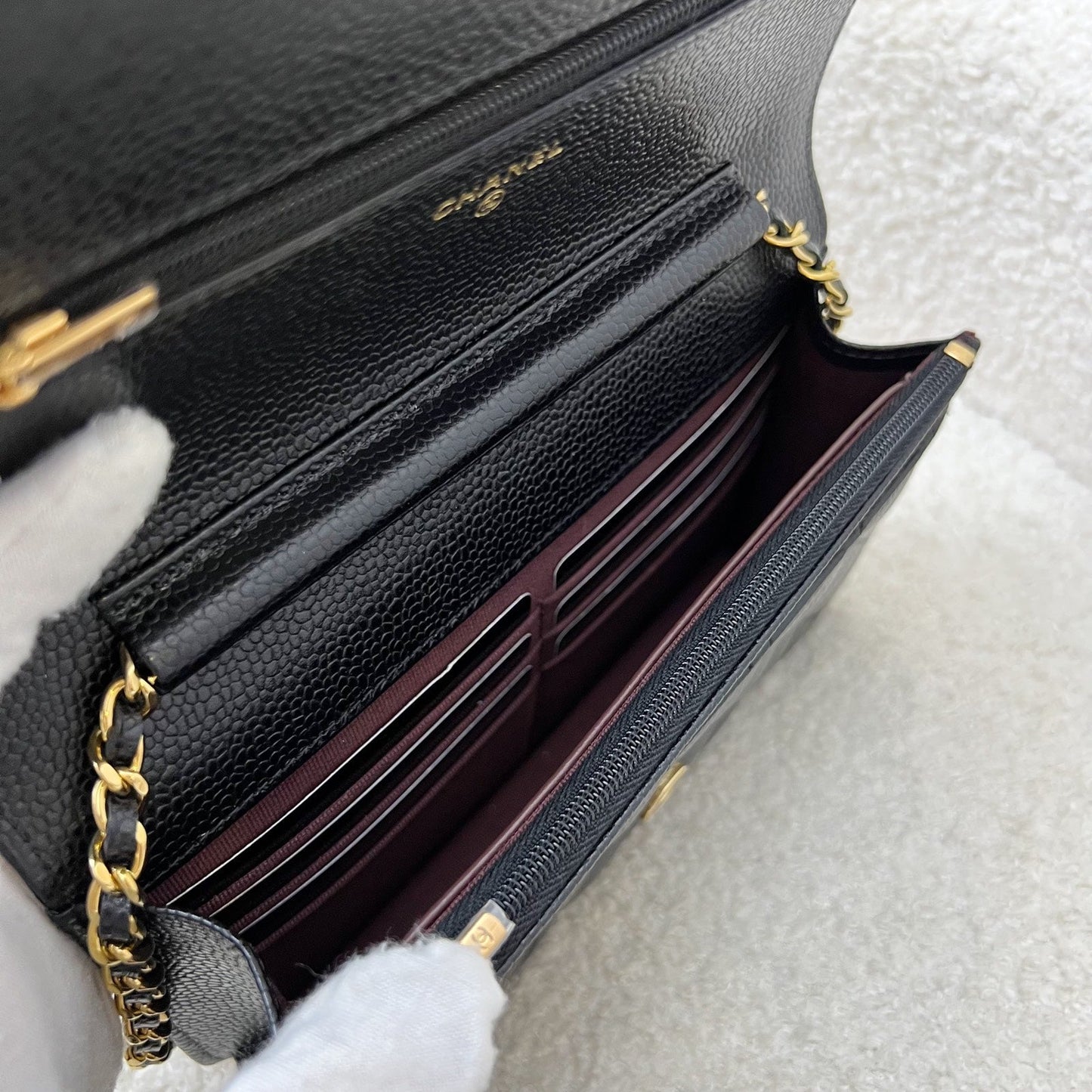 GLM-Classic Wallet on Chain WOC in Black Caviar and GHW